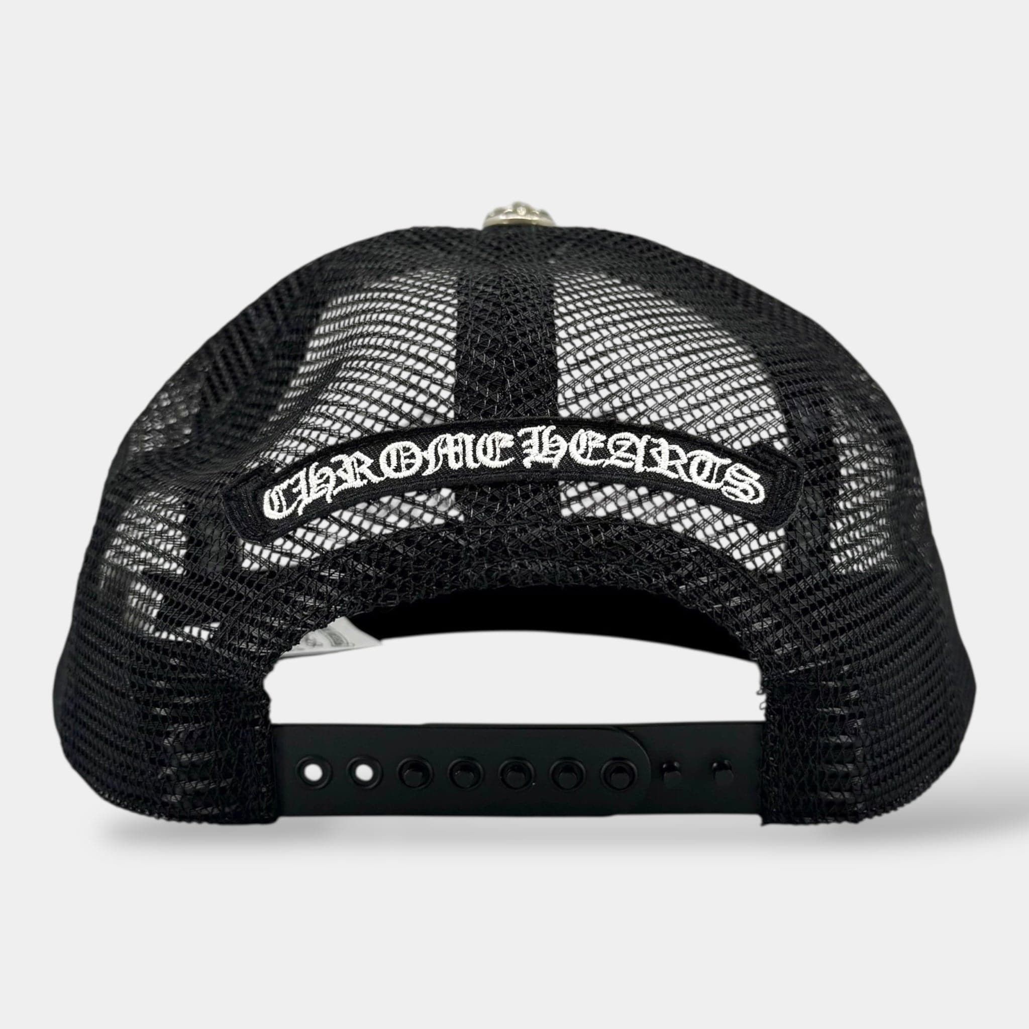 Chrome Hearts Cross Patch Trucker Hat Black White Multi Size ONE SIZE - 6 Thumbnail
