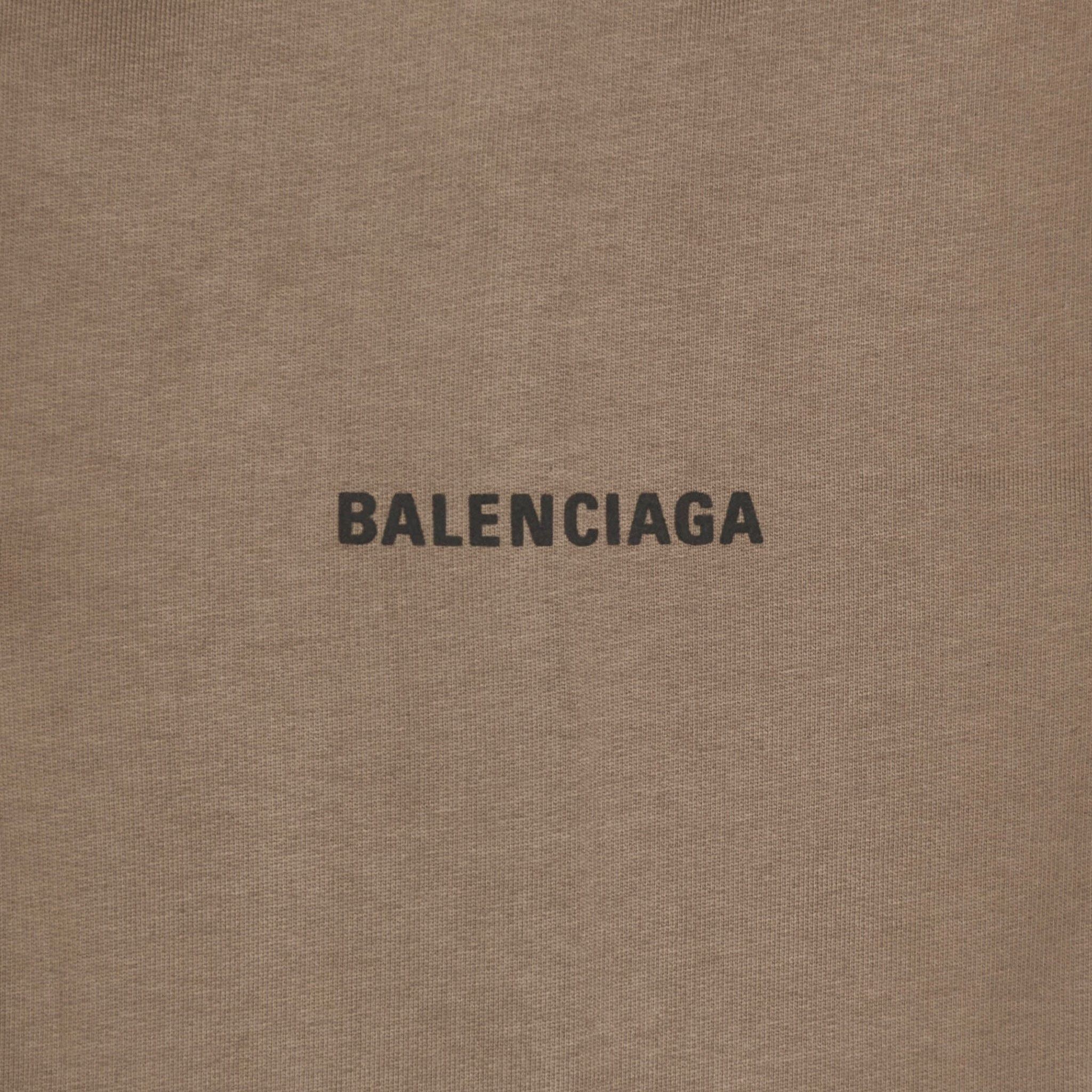 Balenciaga World Food Program Hooded Sweatshirt Taupe Size US M / EU 48-50 / 2 - 5 Thumbnail
