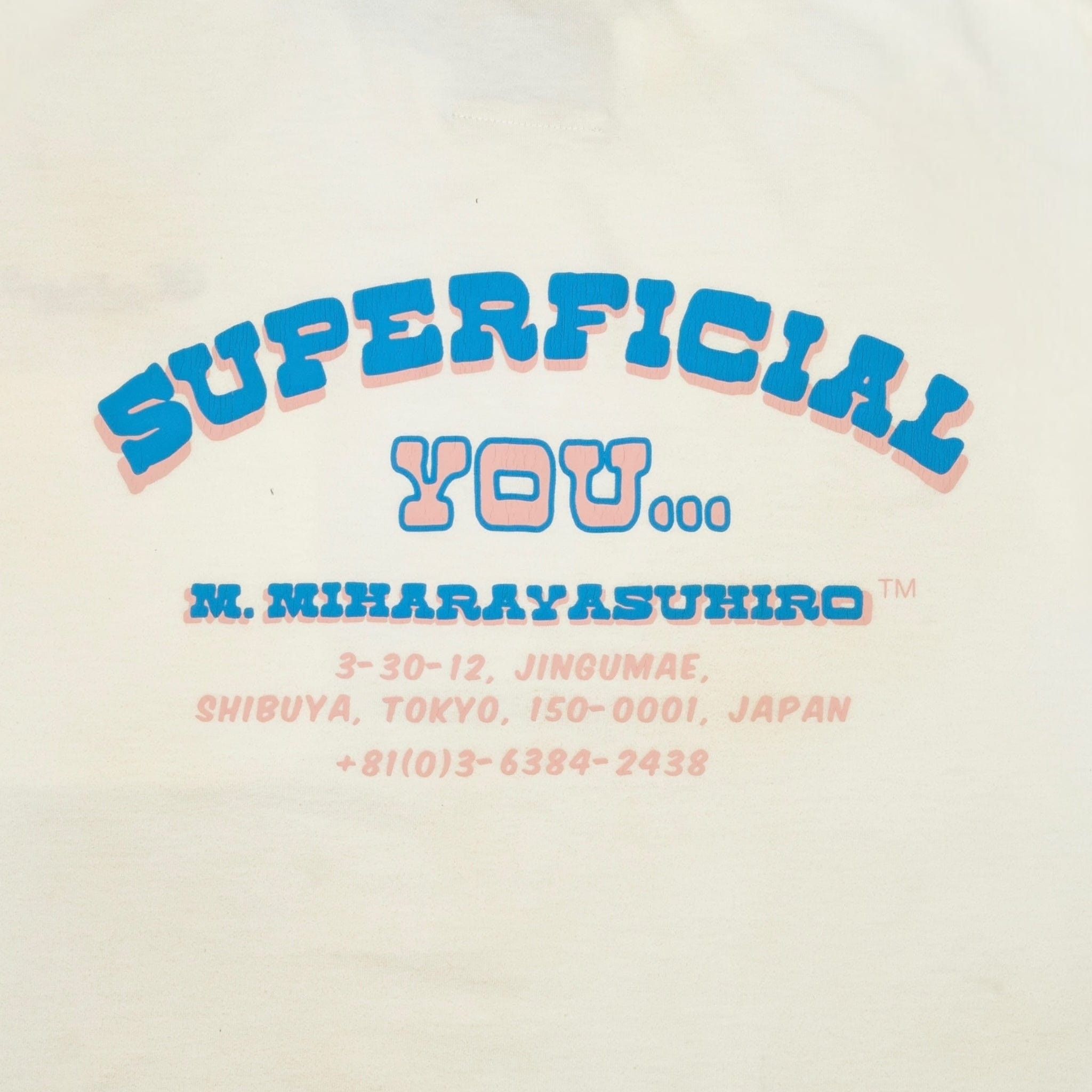 Maison MIHARA YASUHIRO Superficial Re-Worked Short Sleeve Tee Shirt Cream Multi Size US XL / EU 56 / 4 - 4 Thumbnail