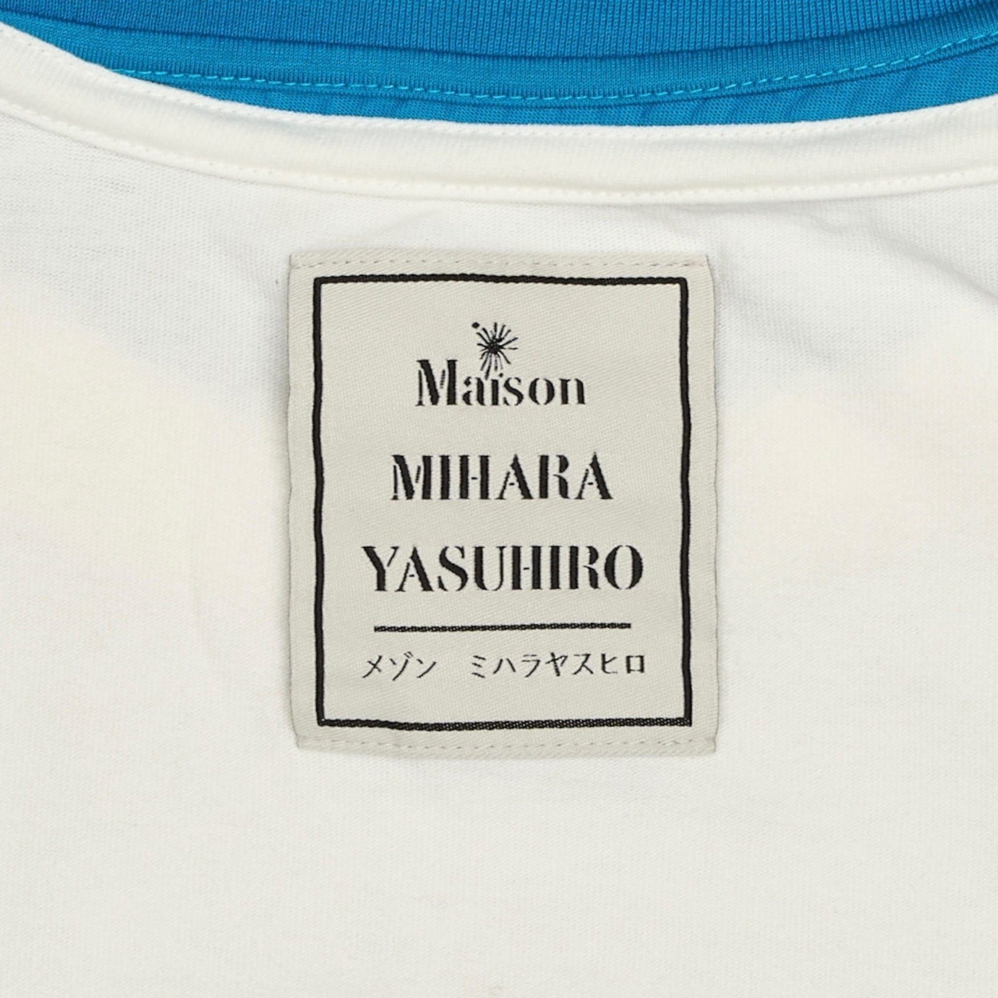 Maison MIHARA YASUHIRO Superficial Re-Worked Short Sleeve Tee Shirt Cream Multi Size US XL / EU 56 / 4 - 7 Thumbnail