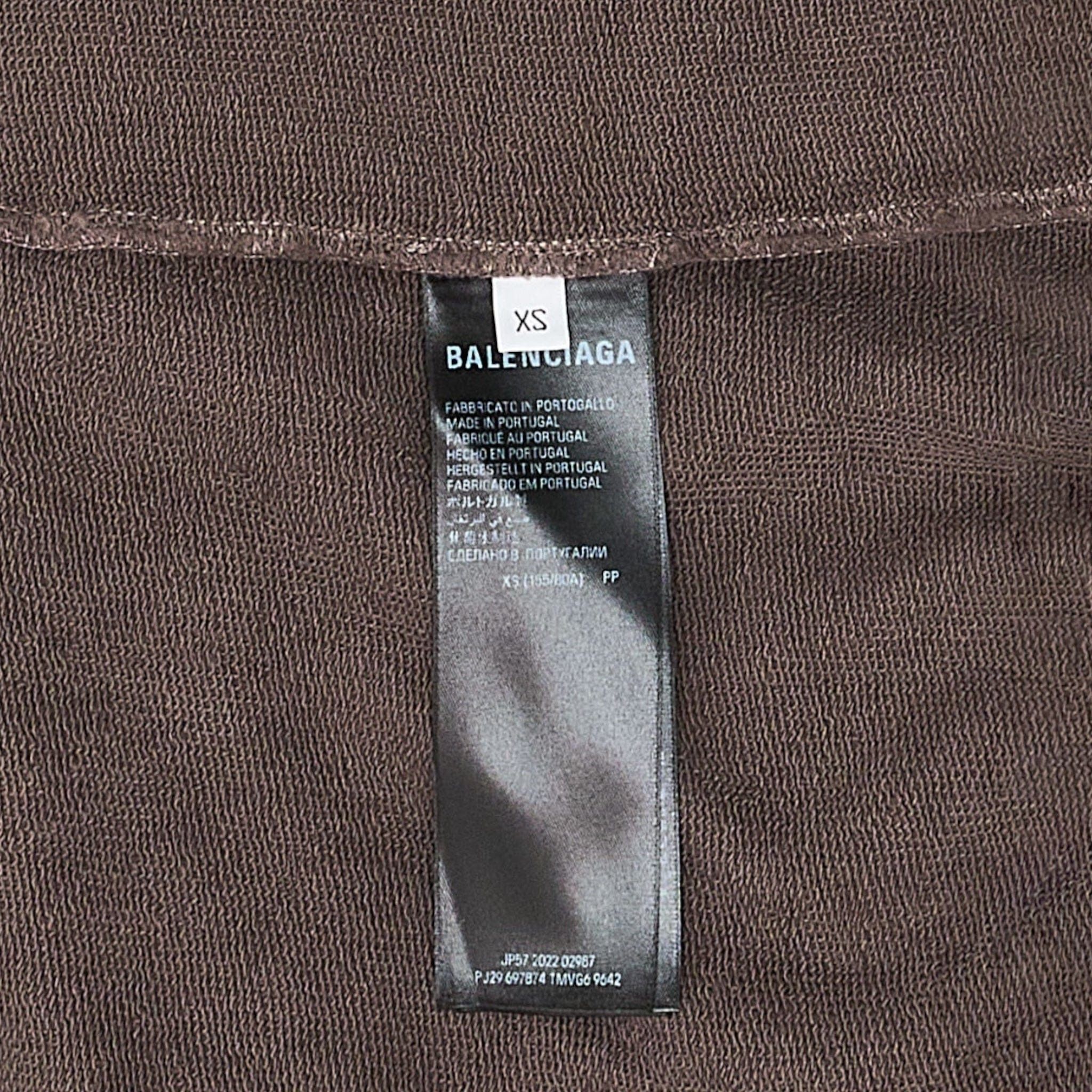 Balenciaga BB Paris Icon Embroidered Oversized Hooded Sweatshirt Dusk Size US XXS / EU 40 - 6 Thumbnail