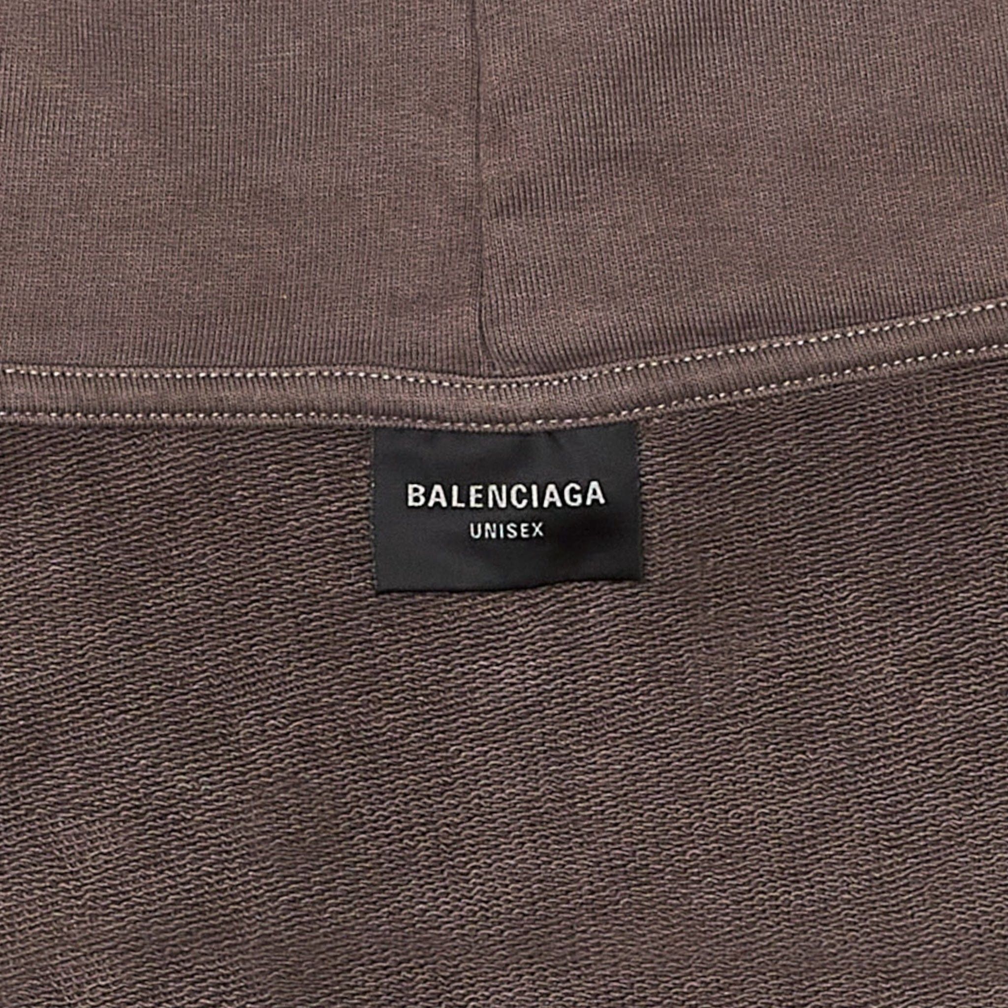 Balenciaga BB Paris Icon Embroidered Oversized Hooded Sweatshirt Dusk Size US XXS / EU 40 - 5 Thumbnail
