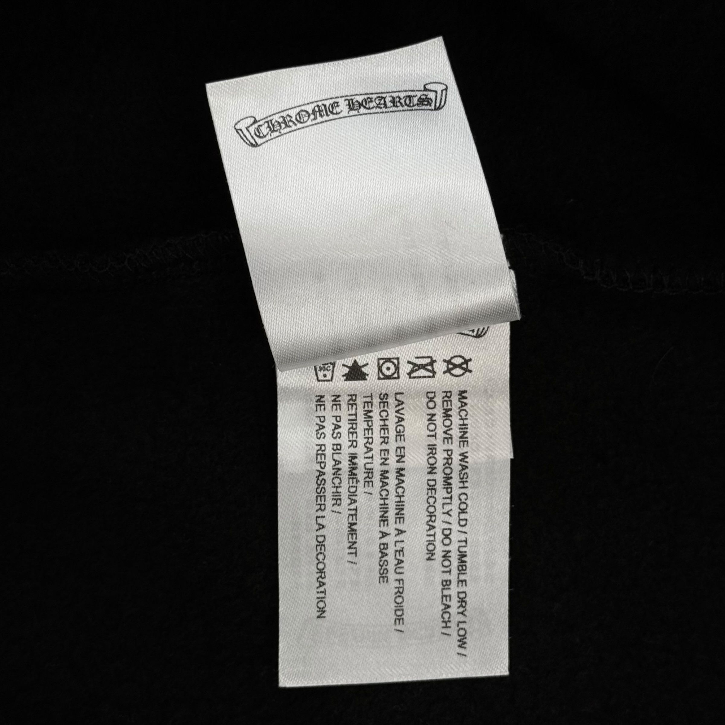 Chrome Hearts Neck Logo Crewneck Sweatshirt Black Size US M / EU 48-50 / 2 - 9 Thumbnail