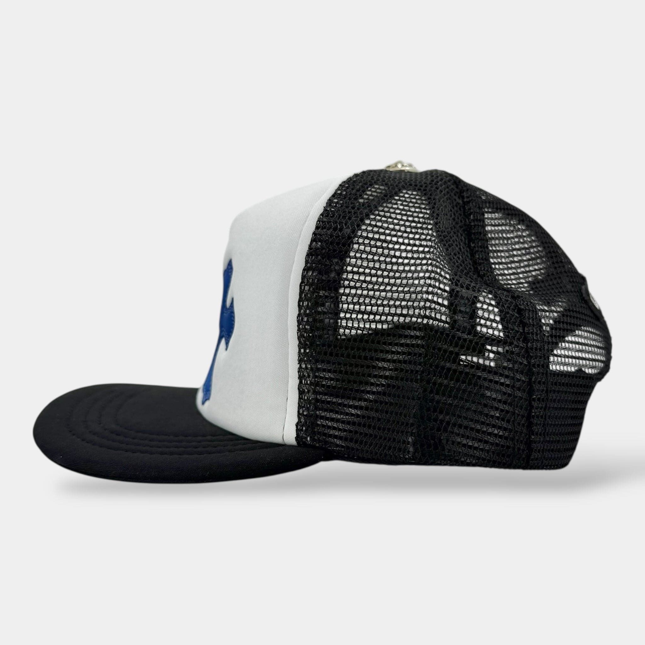 Chrome Hearts Cross Patch Trucker Hat Black White Multi Size ONE SIZE - 4 Thumbnail