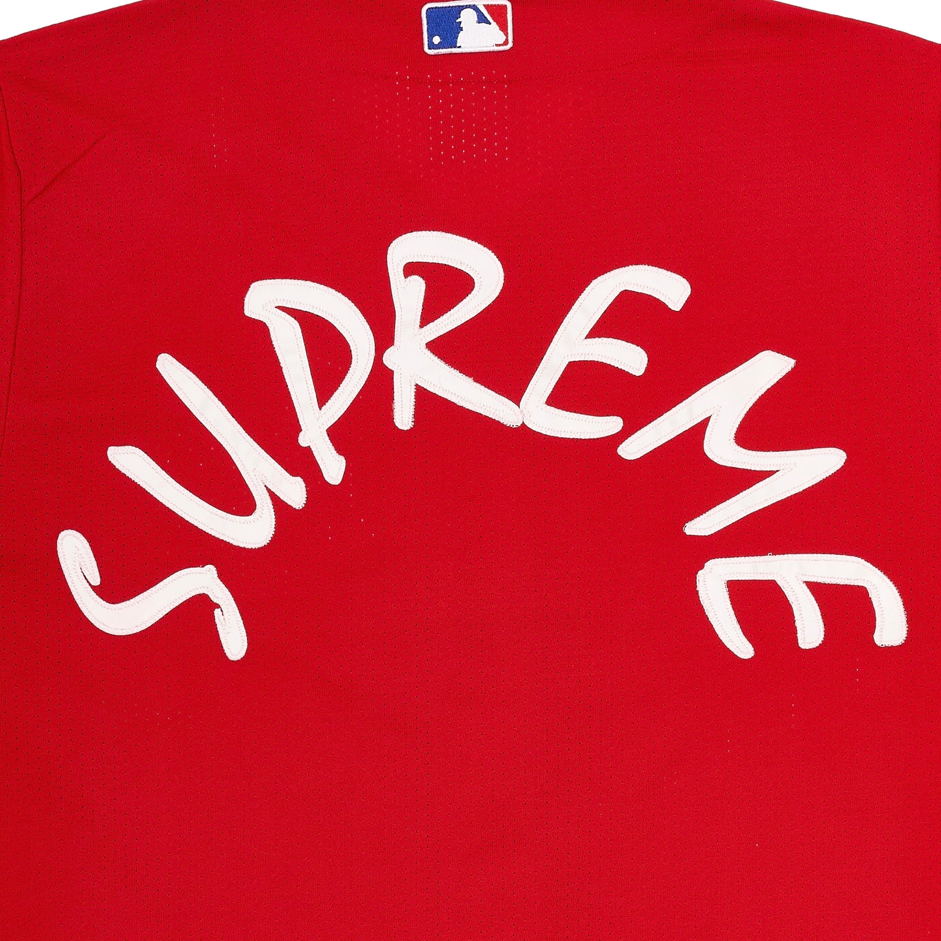 Supreme Yankees Baseball Jersey Red Size US L / EU 52-54 / 3 - 4 Thumbnail