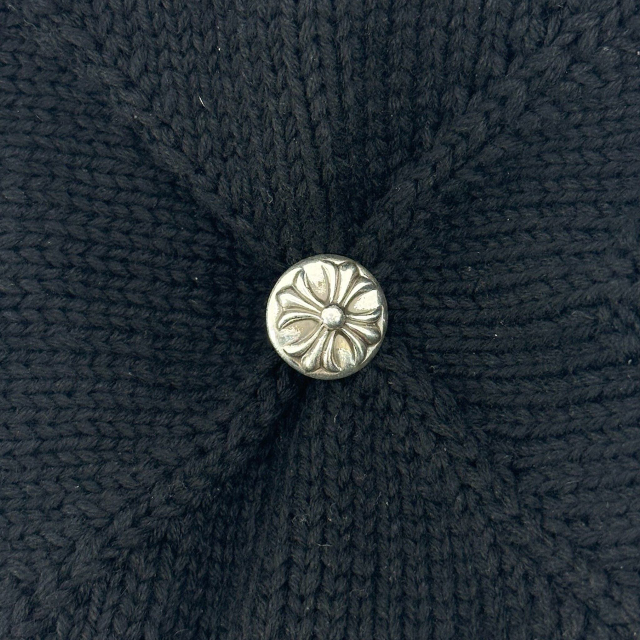 Chrome Hearts Knit Cross Beanie Black Size ONE SIZE - 3 Thumbnail
