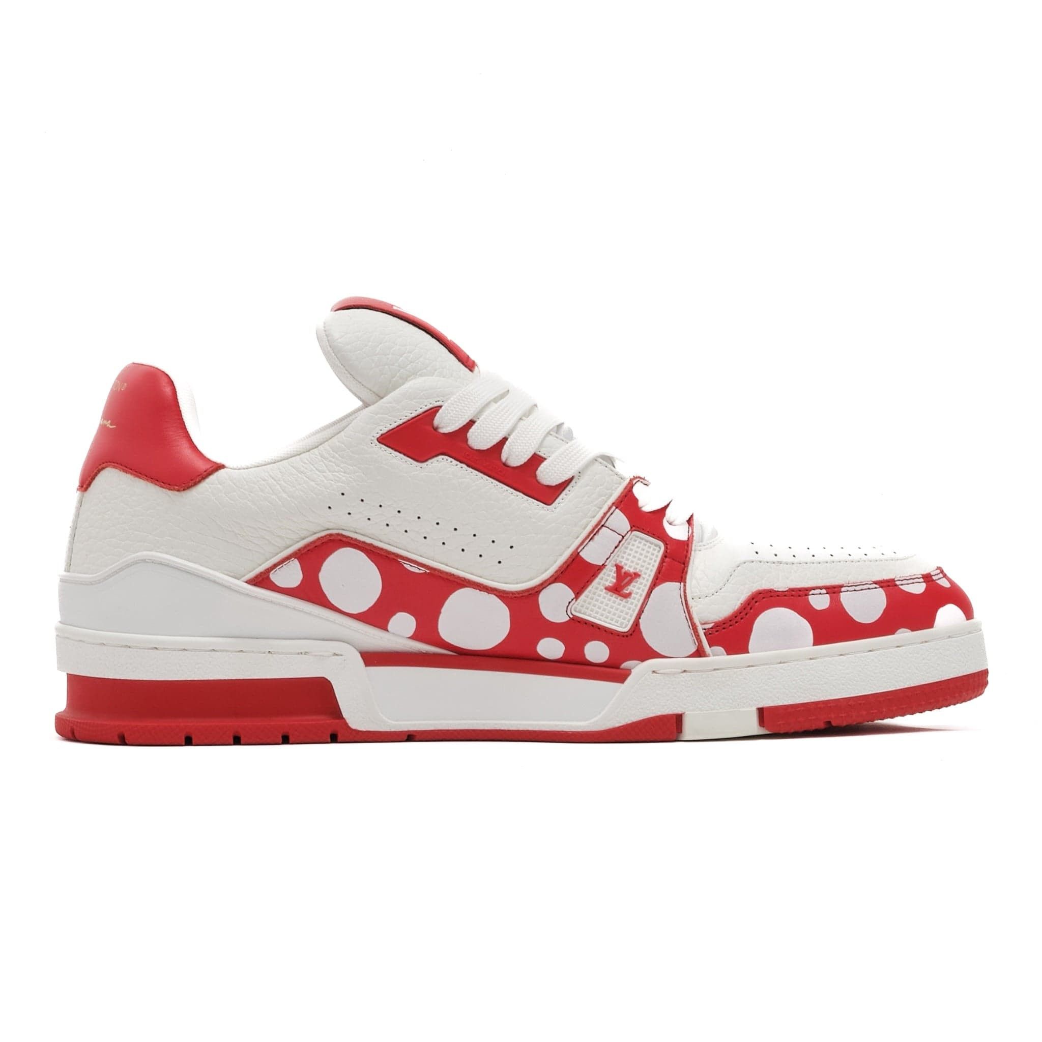 Louis Vuitton x Yayoi Kusama Trainer White Red Size US 9.5 / EU 42-43 - 4 Thumbnail