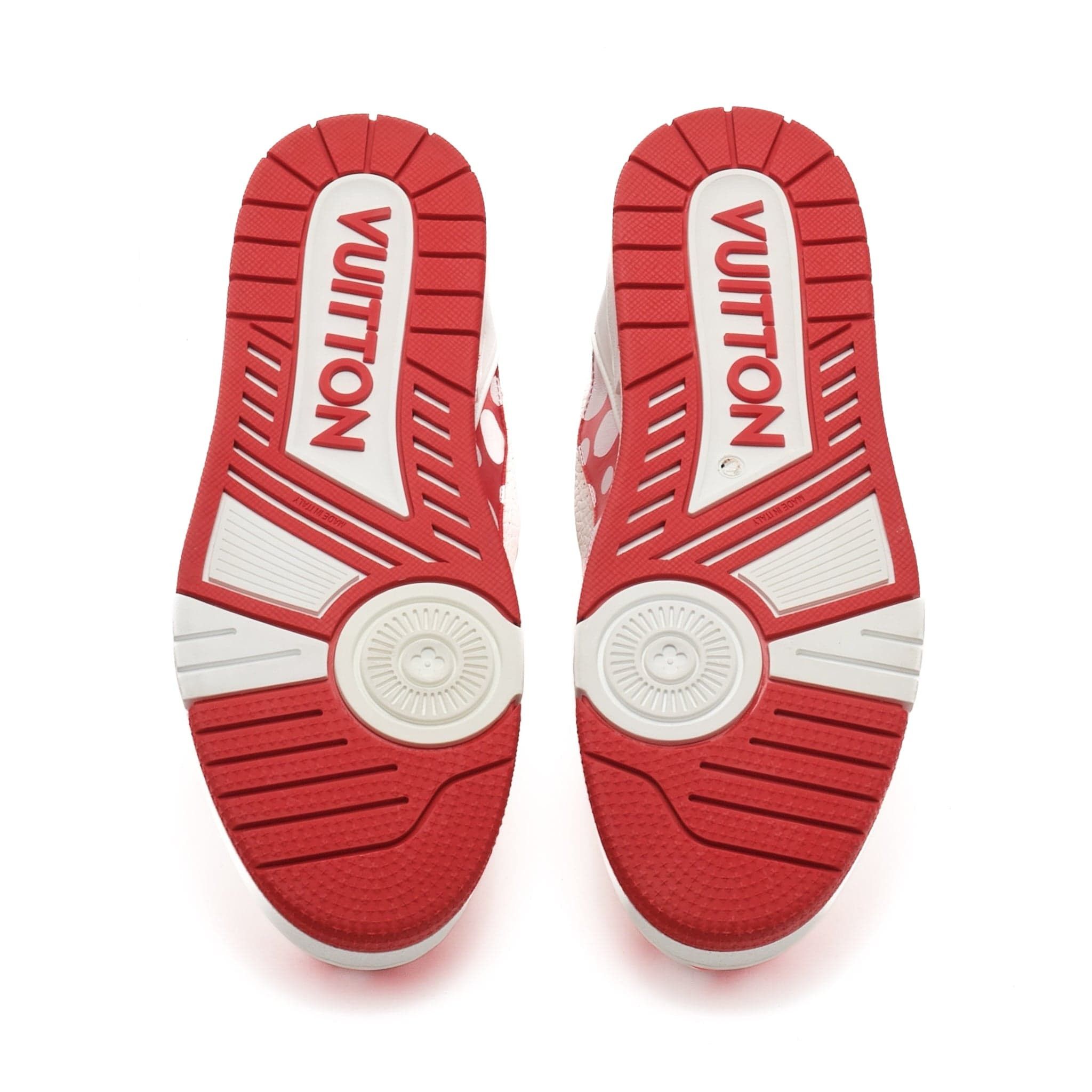 Louis Vuitton x Yayoi Kusama Trainer White Red Size US 9.5 / EU 42-43 - 7 Thumbnail