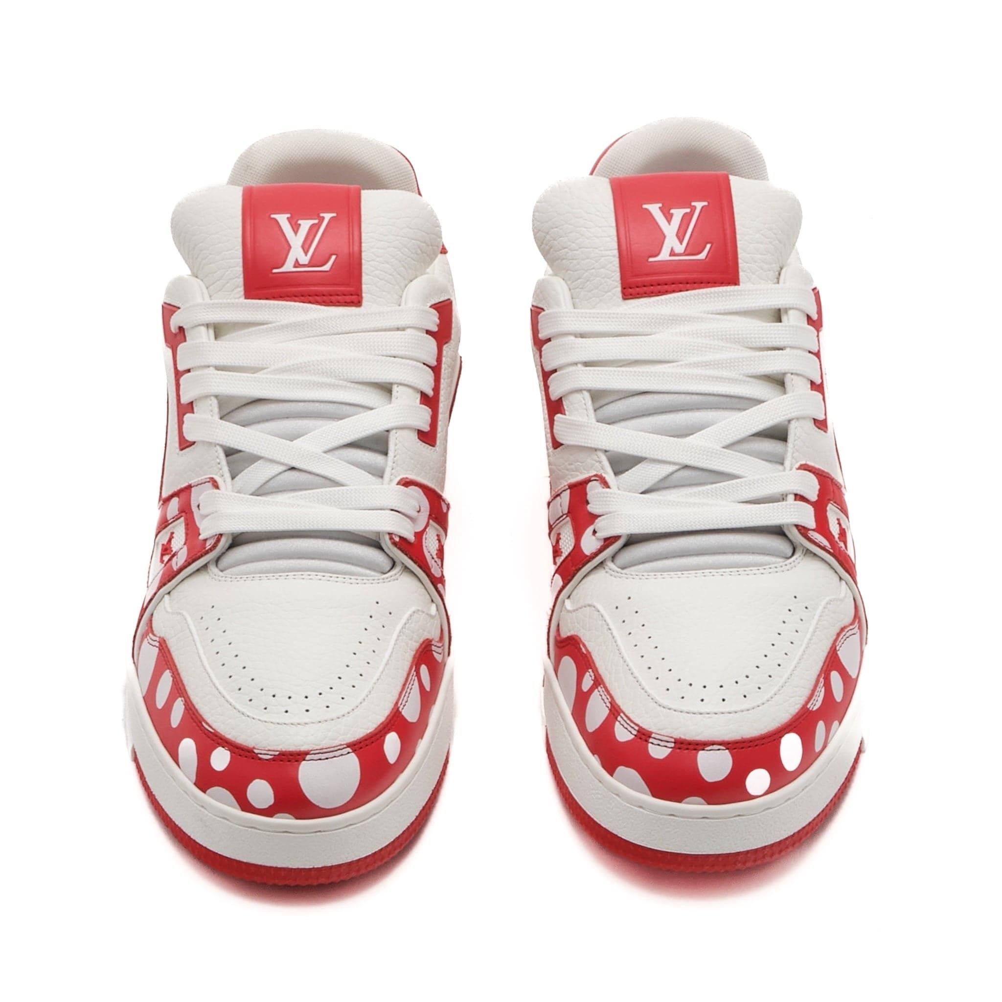 Louis Vuitton x Yayoi Kusama Trainer White Red Size US 9.5 / EU 42-43 - 5 Thumbnail