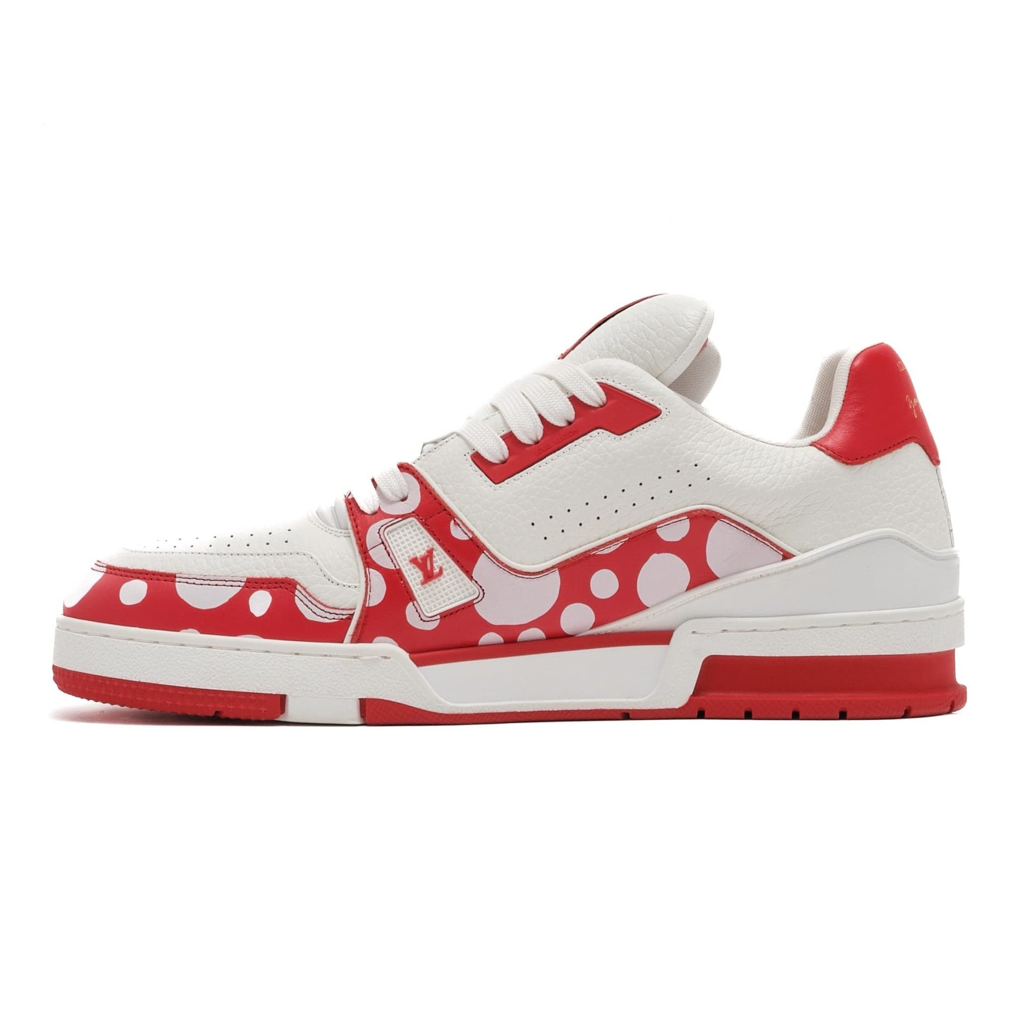 Louis Vuitton x Yayoi Kusama Trainer White Red Size US 9.5 / EU 42-43 - 3 Thumbnail