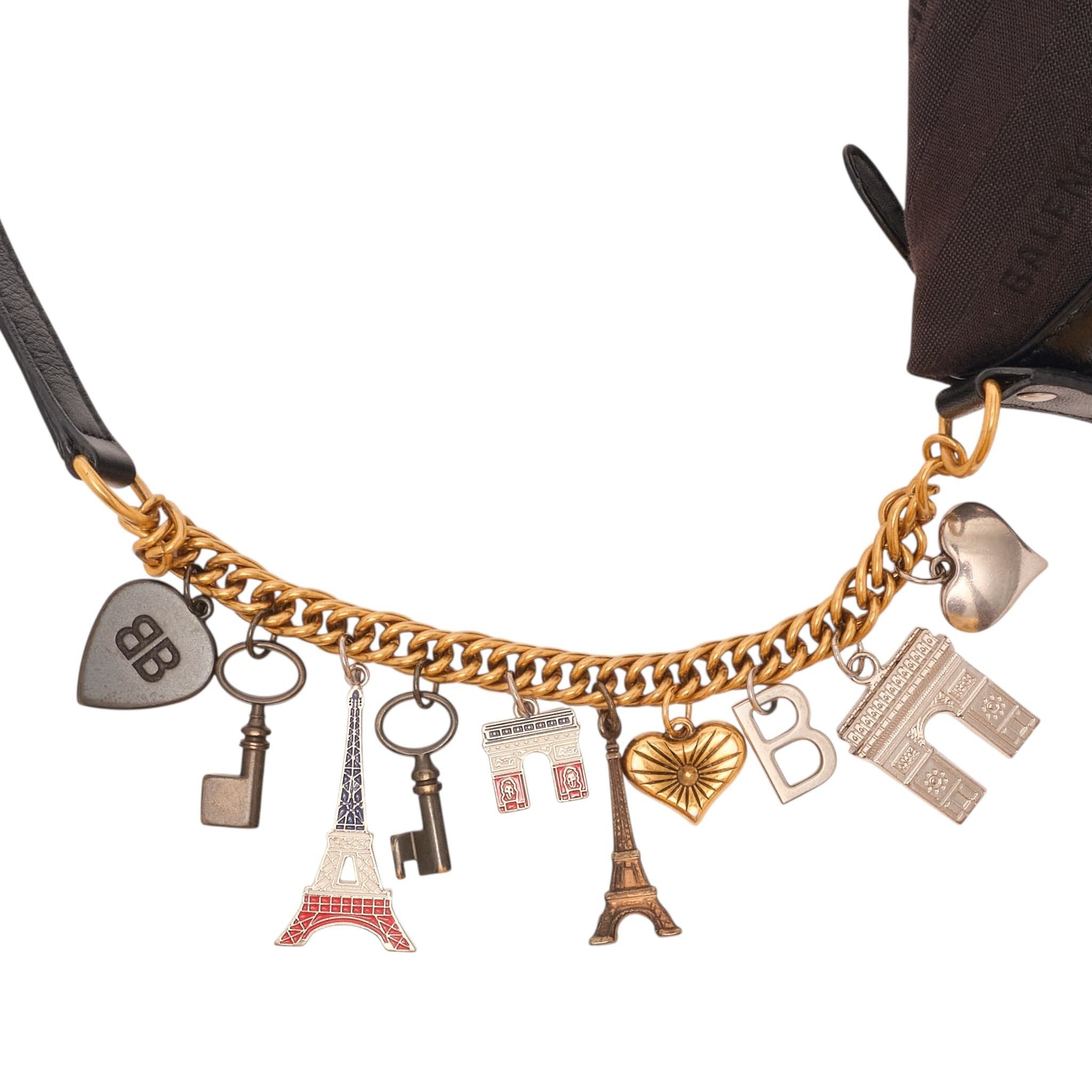 Balenciaga Souvenir Charms Belt Bag Black Multi Size ONE SIZE - 8 Thumbnail