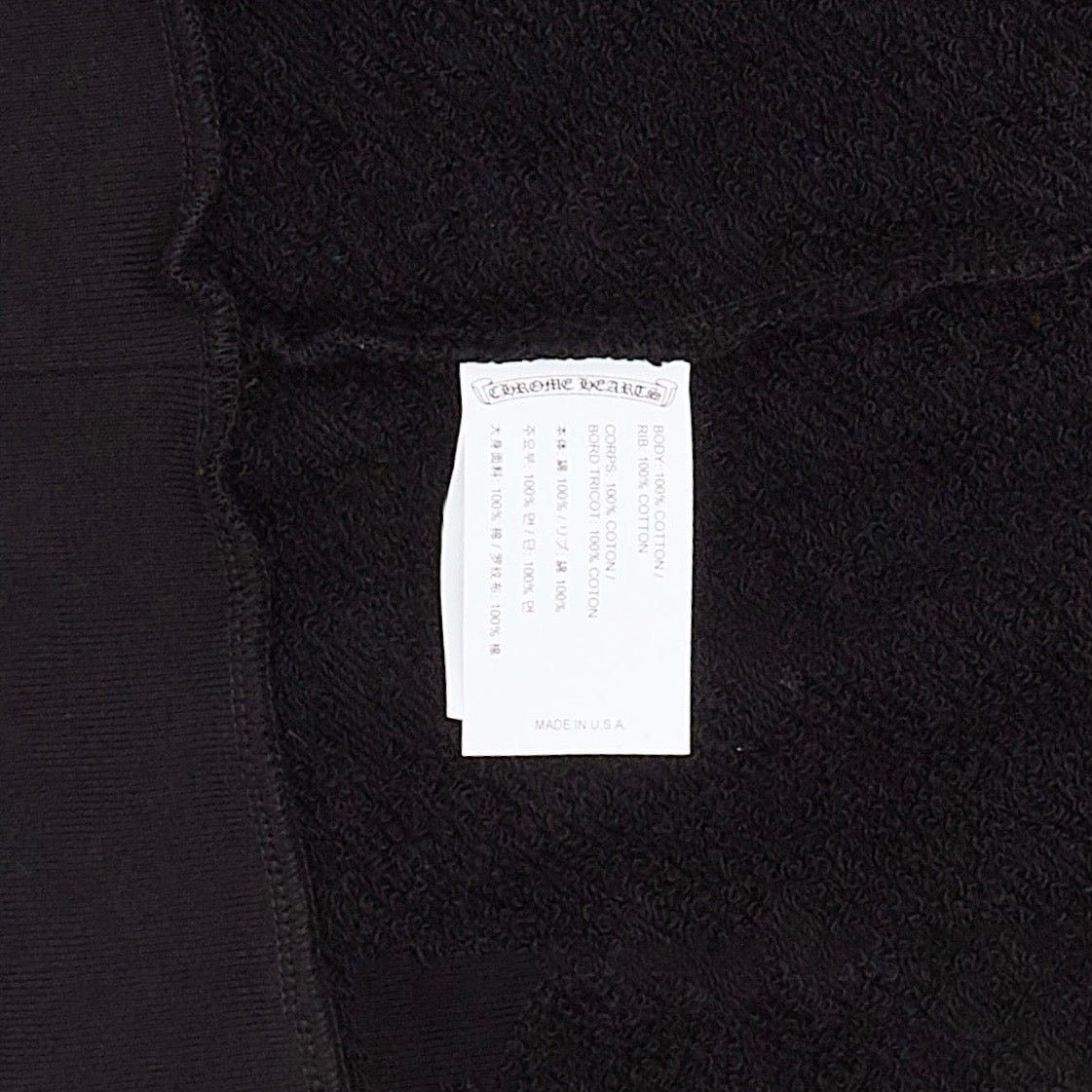 Chrome Hearts Embroidered Vertical Logo Jacquard Crewneck Sweatshirt Blac Size US S / EU 44-46 / 1 - 5 Thumbnail