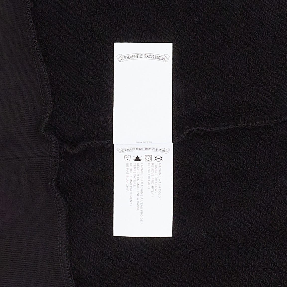 Chrome Hearts Embroidered Vertical Logo Jacquard Crewneck Sweatshirt Blac Size US S / EU 44-46 / 1 - 6 Thumbnail