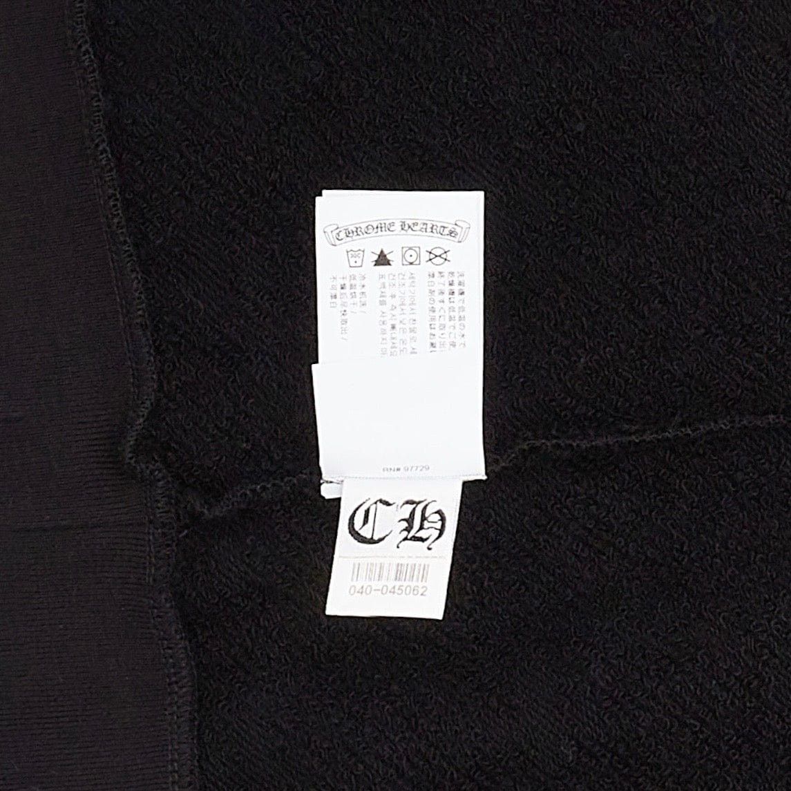 Chrome Hearts Embroidered Vertical Logo Jacquard Crewneck Sweatshirt Blac Size US S / EU 44-46 / 1 - 8 Thumbnail