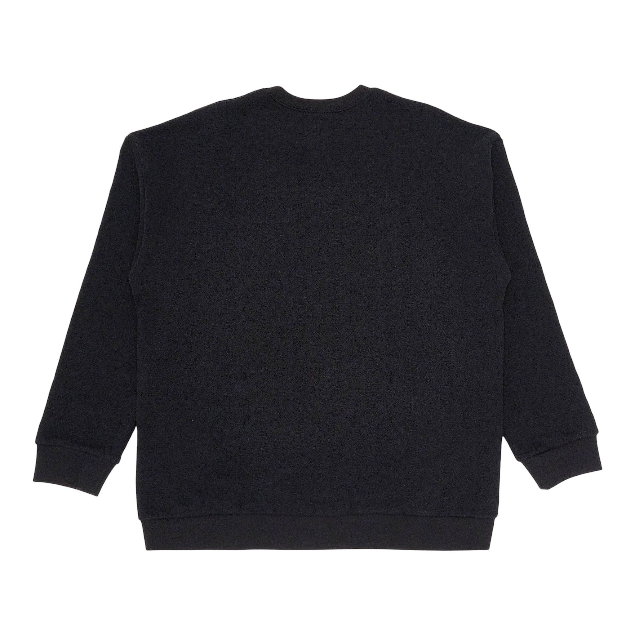 Chrome Hearts Embroidered Vertical Logo Jacquard Crewneck Sweatshirt Blac Size US S / EU 44-46 / 1 - 2 Thumbnail