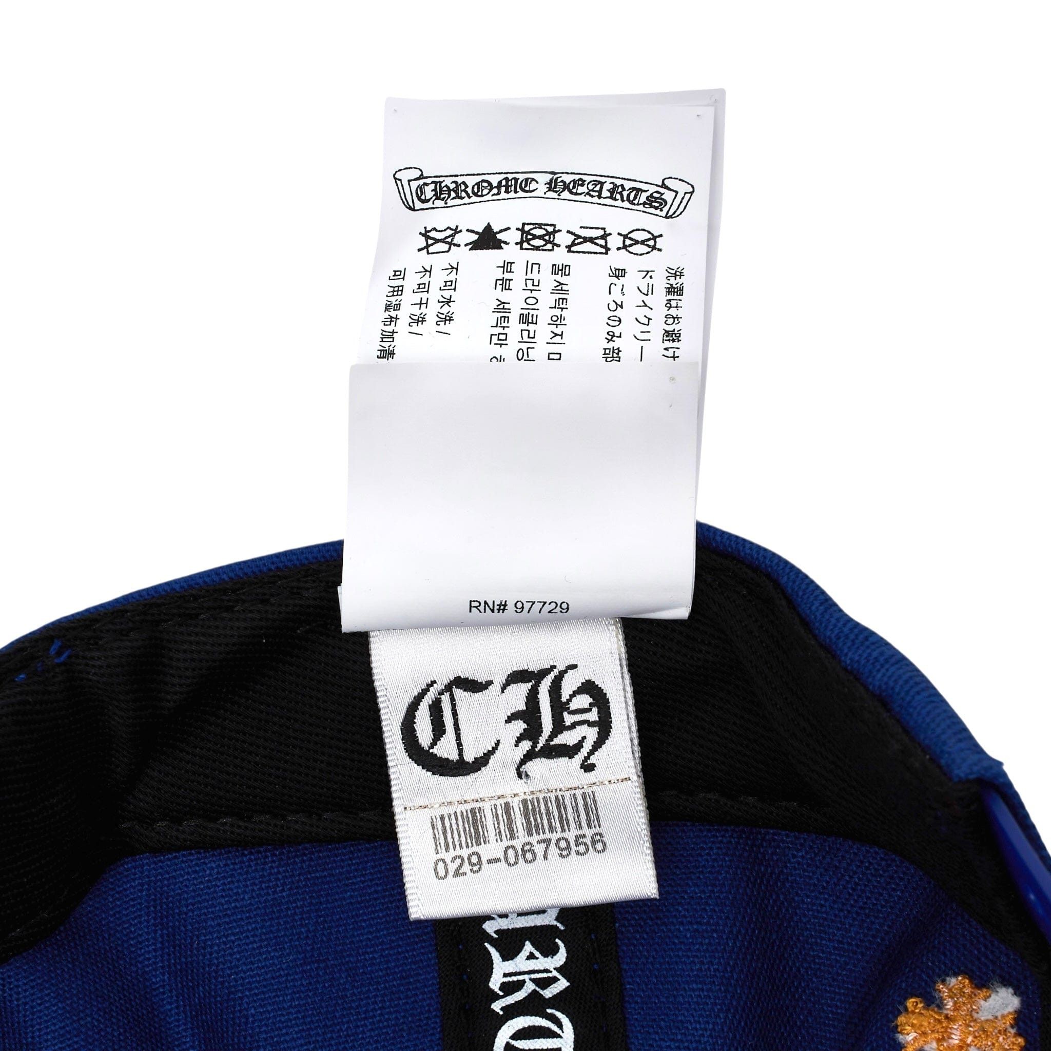Chrome Hearts CH Baseball Cap Blue Orange Size ONE SIZE - 14 Thumbnail