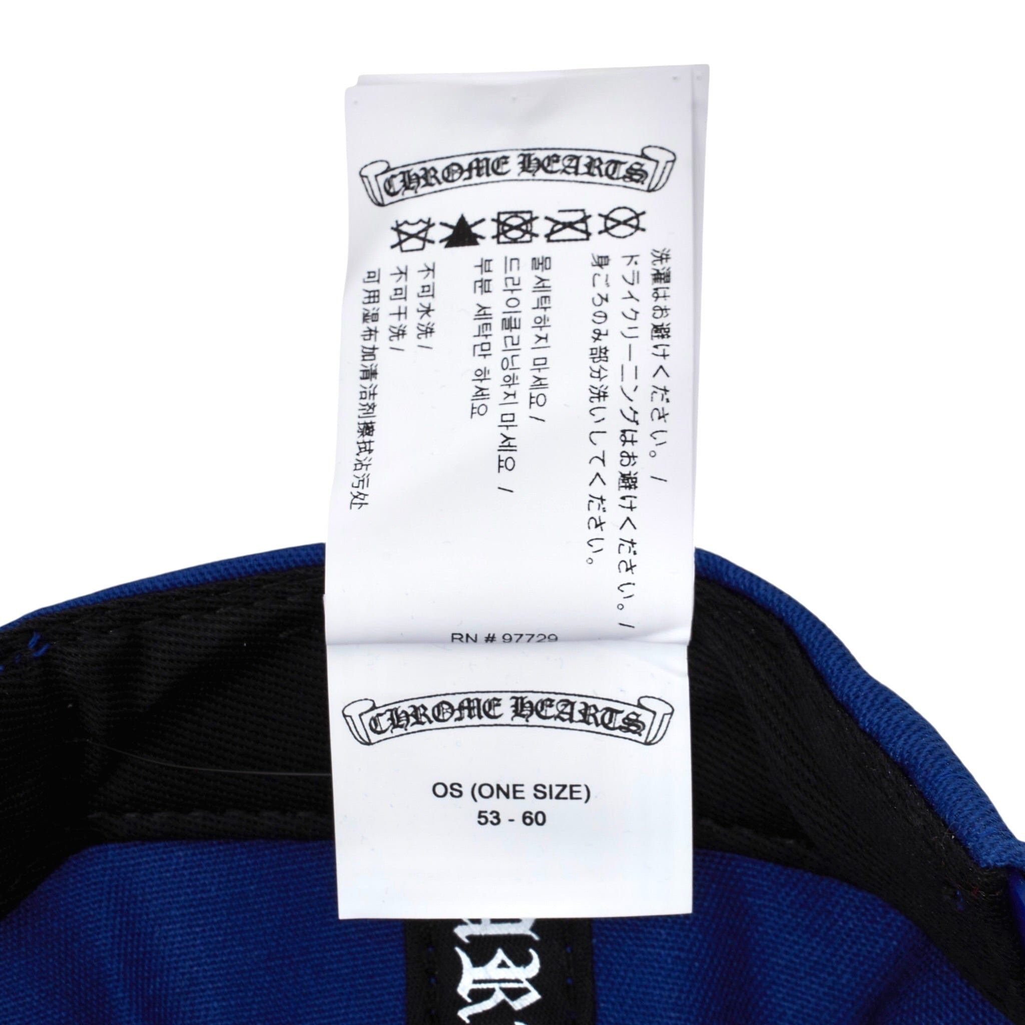 Chrome Hearts CH Baseball Cap Blue Orange Size ONE SIZE - 13 Thumbnail