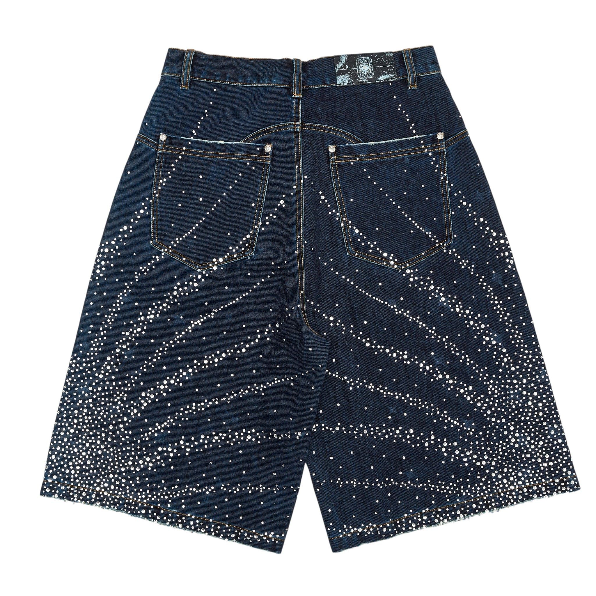 Birth of Royal Child 20k Diamond Starlight Denim Shorts Washed Blue Size US 30 / EU 46 - 2 Thumbnail