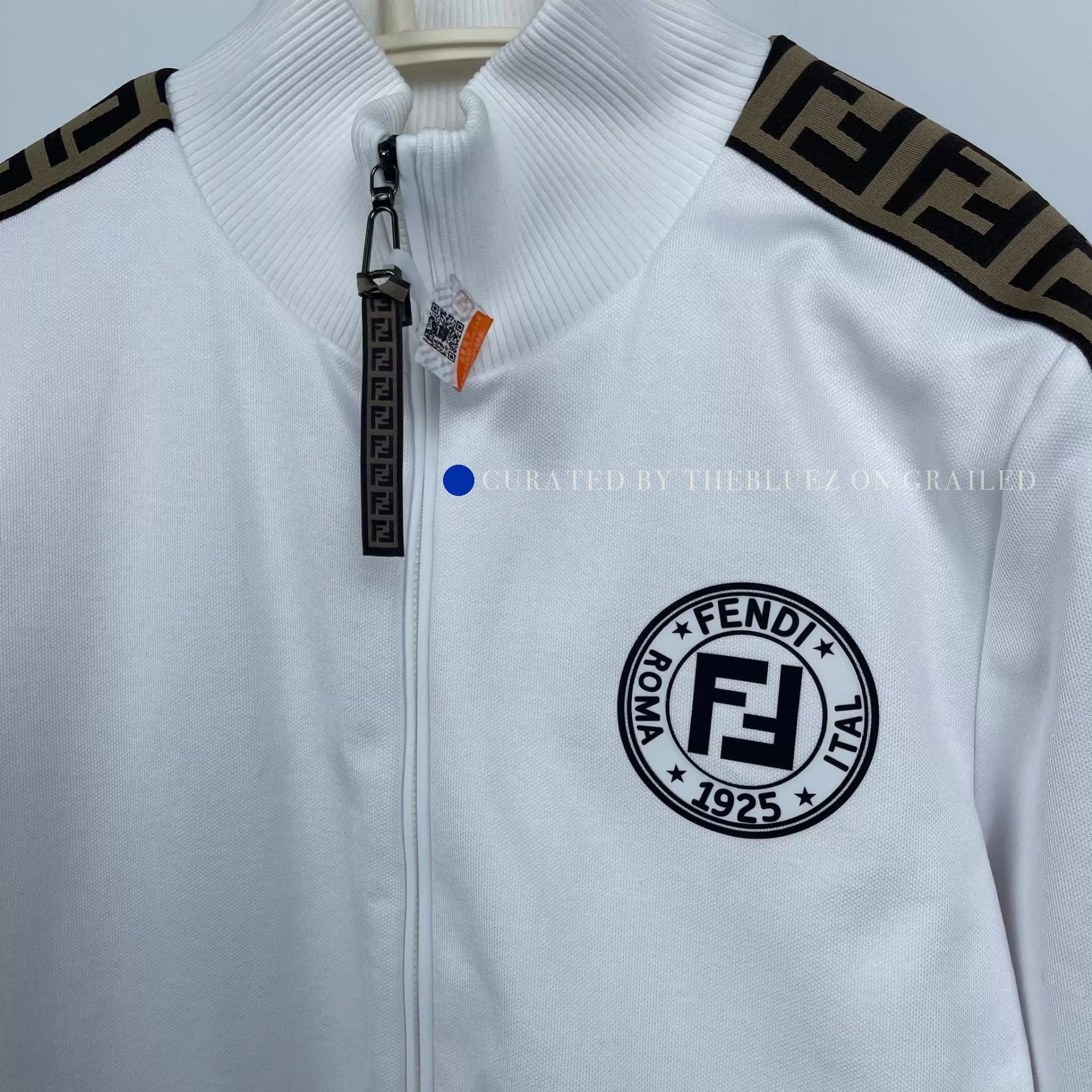 Fendi White Track Jacket & Pants Set Size US S / EU 44-46 / 1 - 4 Thumbnail