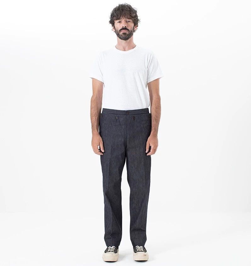 Visvim Unwashed Raw Denim Casual Pants Size US 34 / EU 50 - 7 Thumbnail