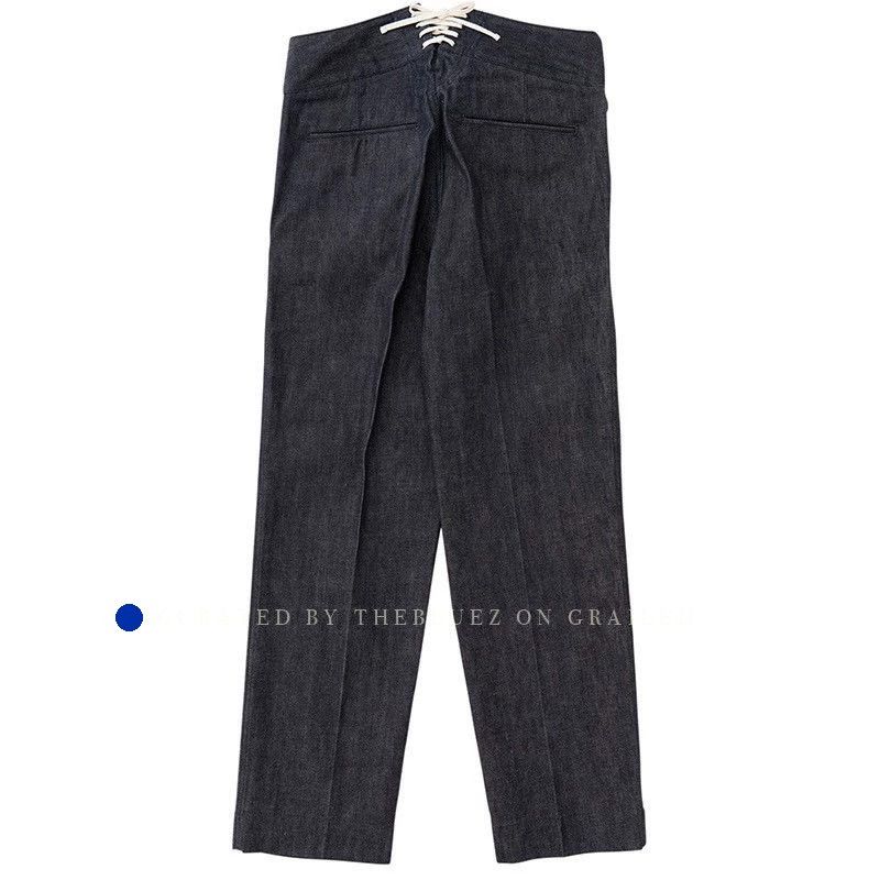 Visvim Unwashed Raw Denim Casual Pants Size US 34 / EU 50 - 6 Thumbnail