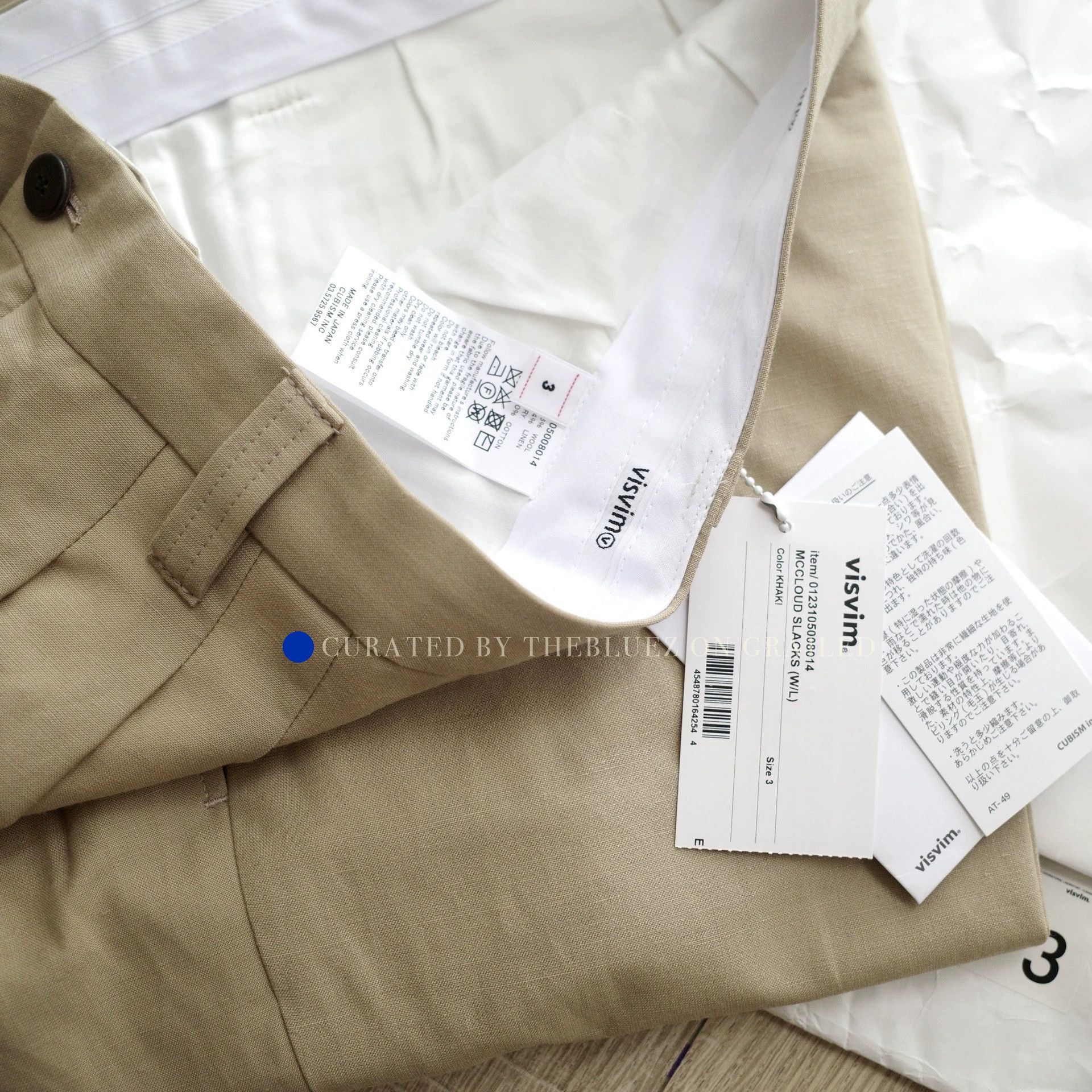 Visvim Stylish Wool-Linen Slacks in Beige Size US 34 / EU 50 - 3 Thumbnail
