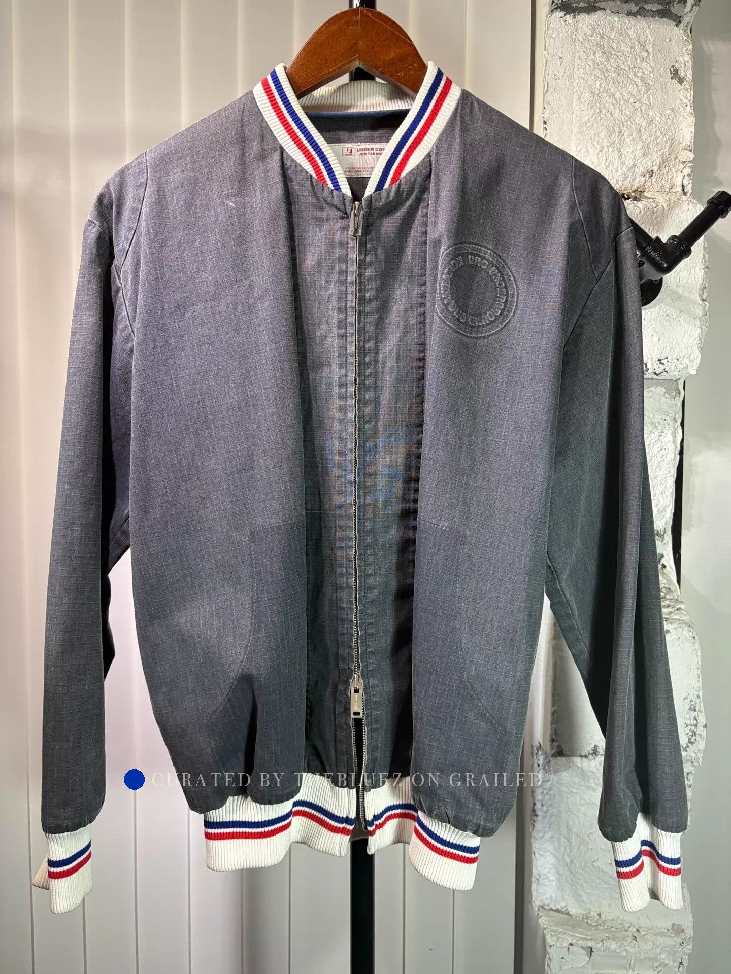 Undercover Vintage Gray Relief Print Jacket Size US M / EU 48-50 / 2 - 3 Thumbnail