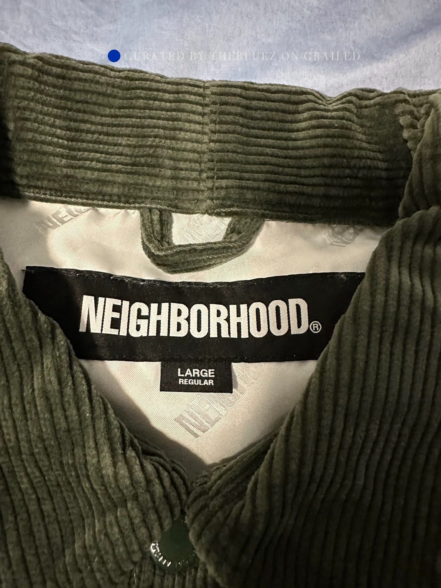 Neighborhood Lightweight Green Windbreaker Jacket Size US L / EU 52-54 / 3 - 6 Thumbnail