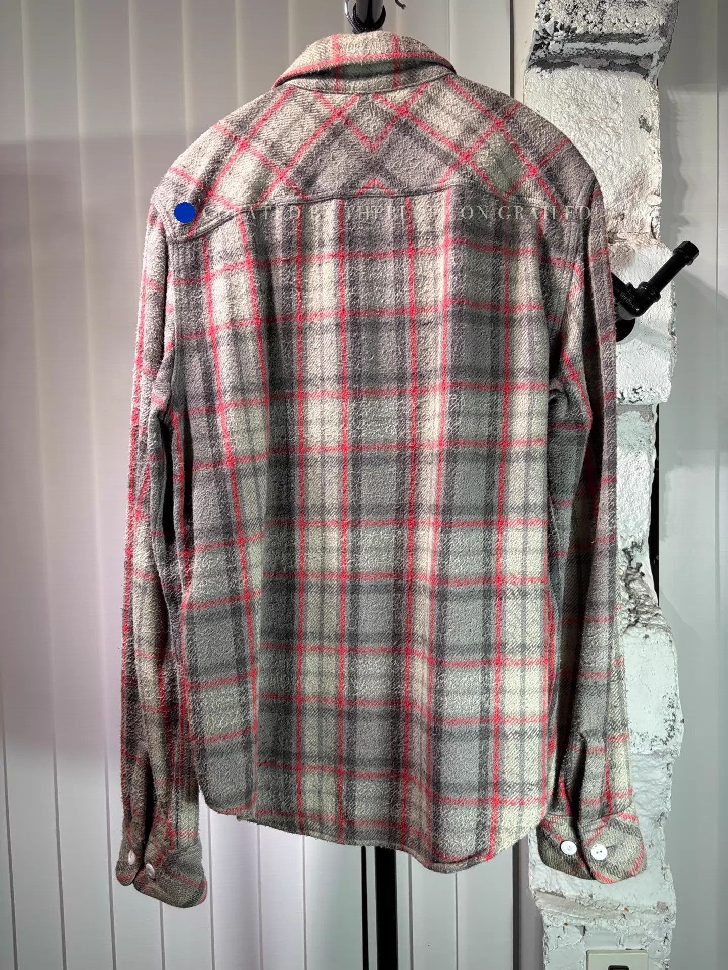 Number (N)ine Distressed Multi Button-Up Shirt Size US L / EU 52-54 / 3 - 2 Thumbnail