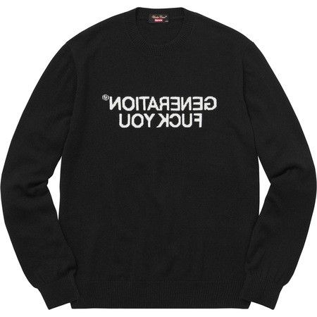 Supreme Fuck Sweater | Grailed