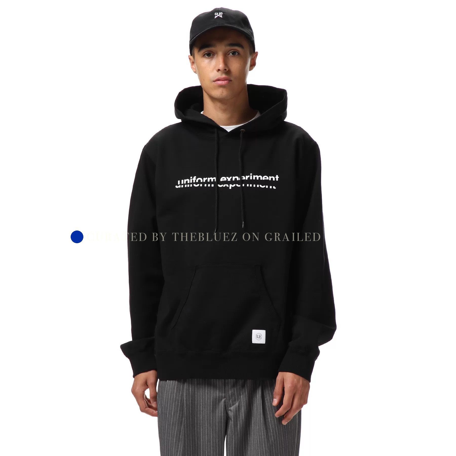 uniform experiment Heavyweight Logo Hoodie in Black Size US L / EU 52-54 / 3 - 6 Thumbnail