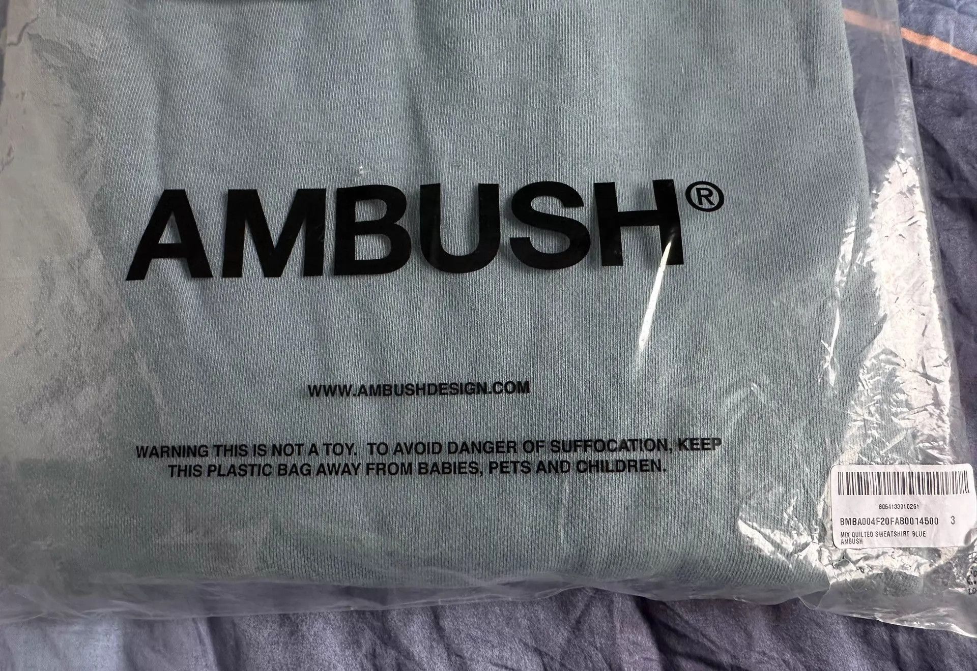 Ambush Design Quilted Multi Sweatshirt in Size L Size US L / EU 52-54 / 3 - 4 Thumbnail