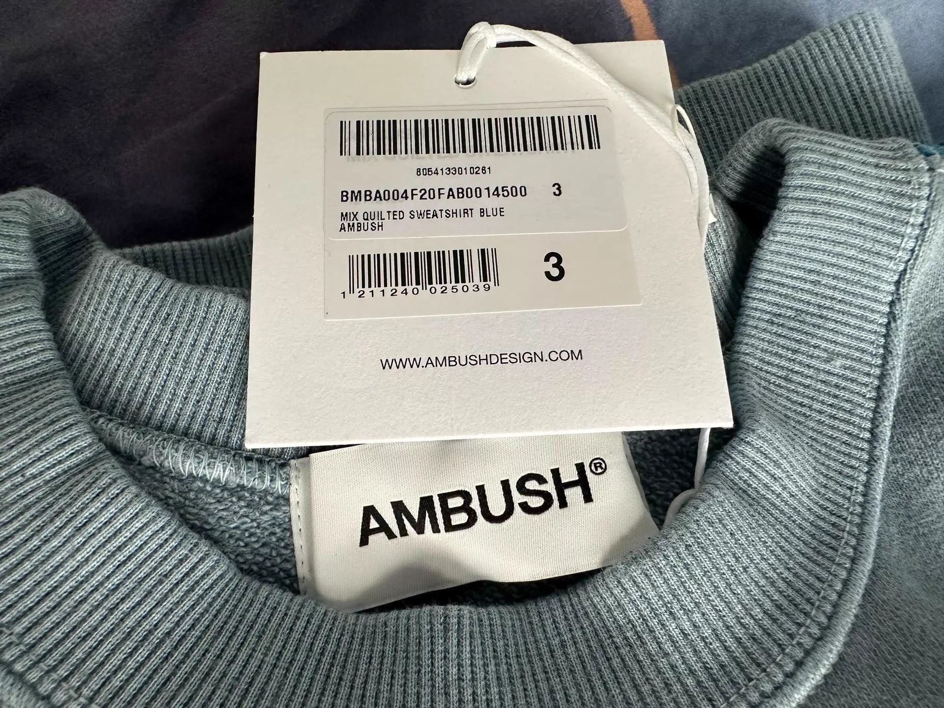 Ambush Design Quilted Multi Sweatshirt in Size L Size US L / EU 52-54 / 3 - 3 Thumbnail
