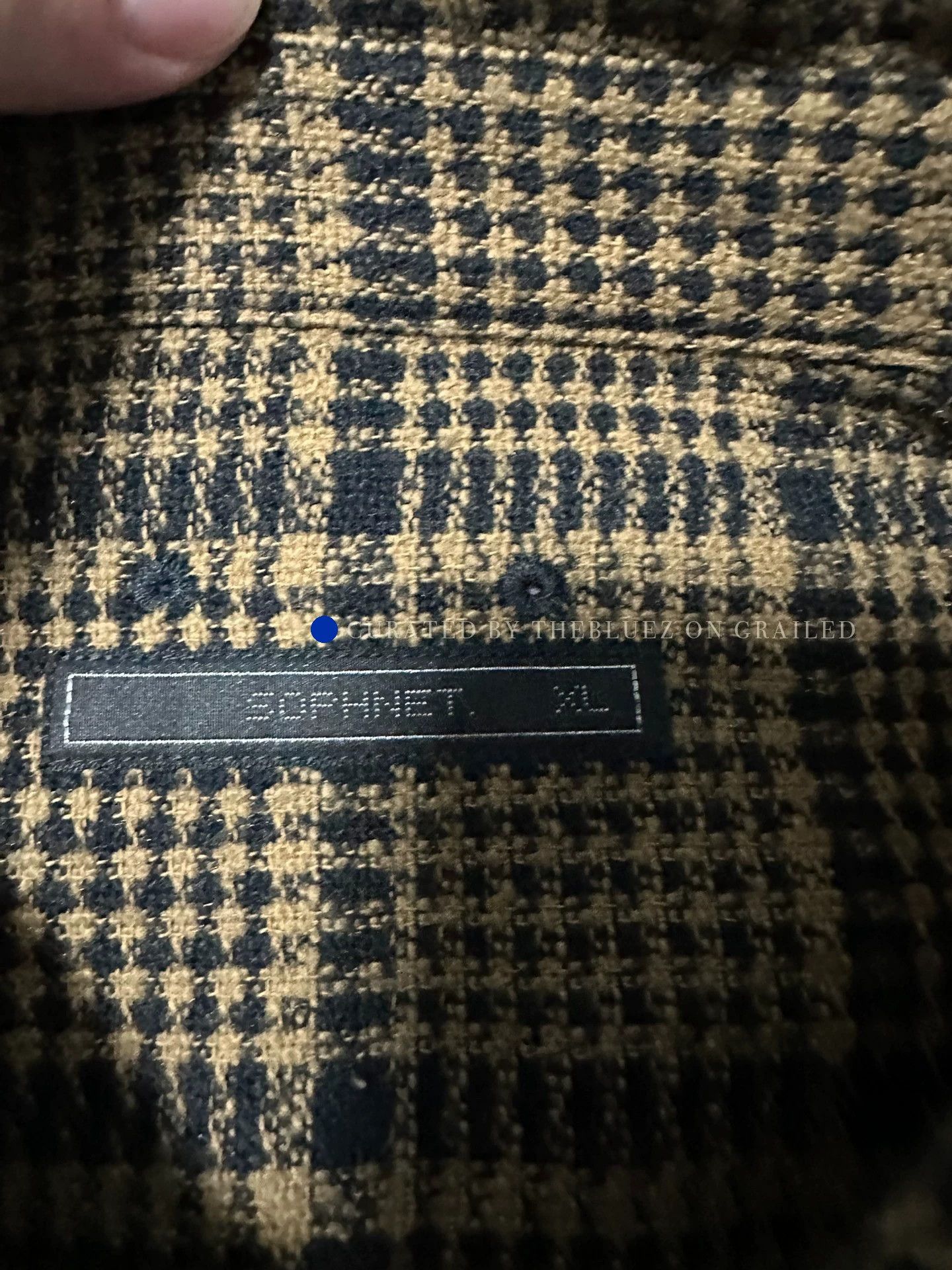 Sophnet. Multi Tweed Check CPO Shirt in XL Size US XL / EU 56 / 4 - 3 Thumbnail