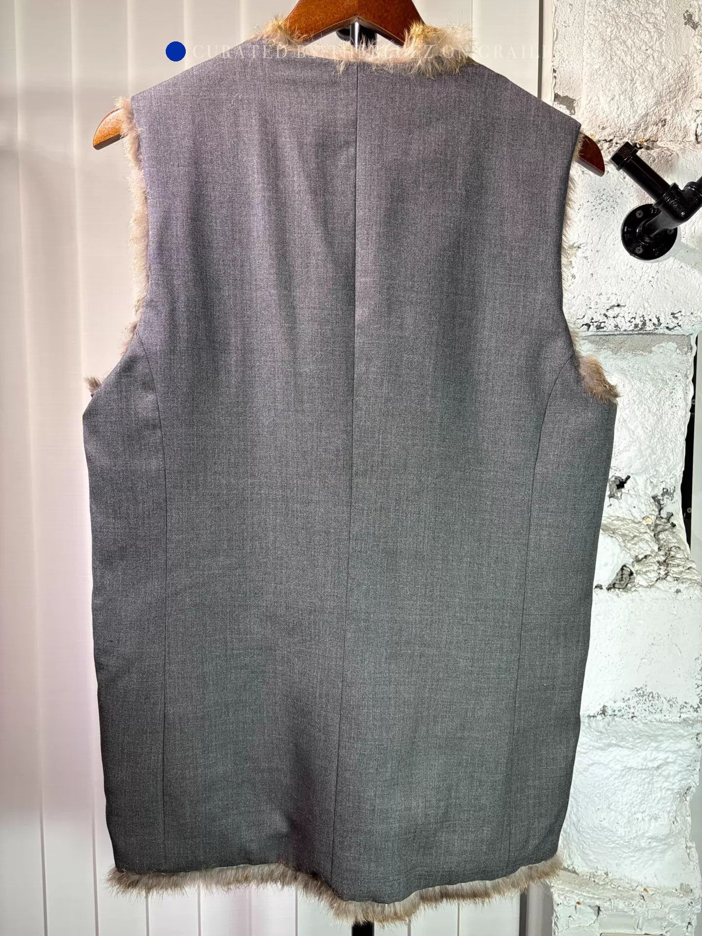 Undercover Unique Multi-Color Rabbit Fur Waistcoat Size US M / EU 48-50 / 2 - 3 Thumbnail
