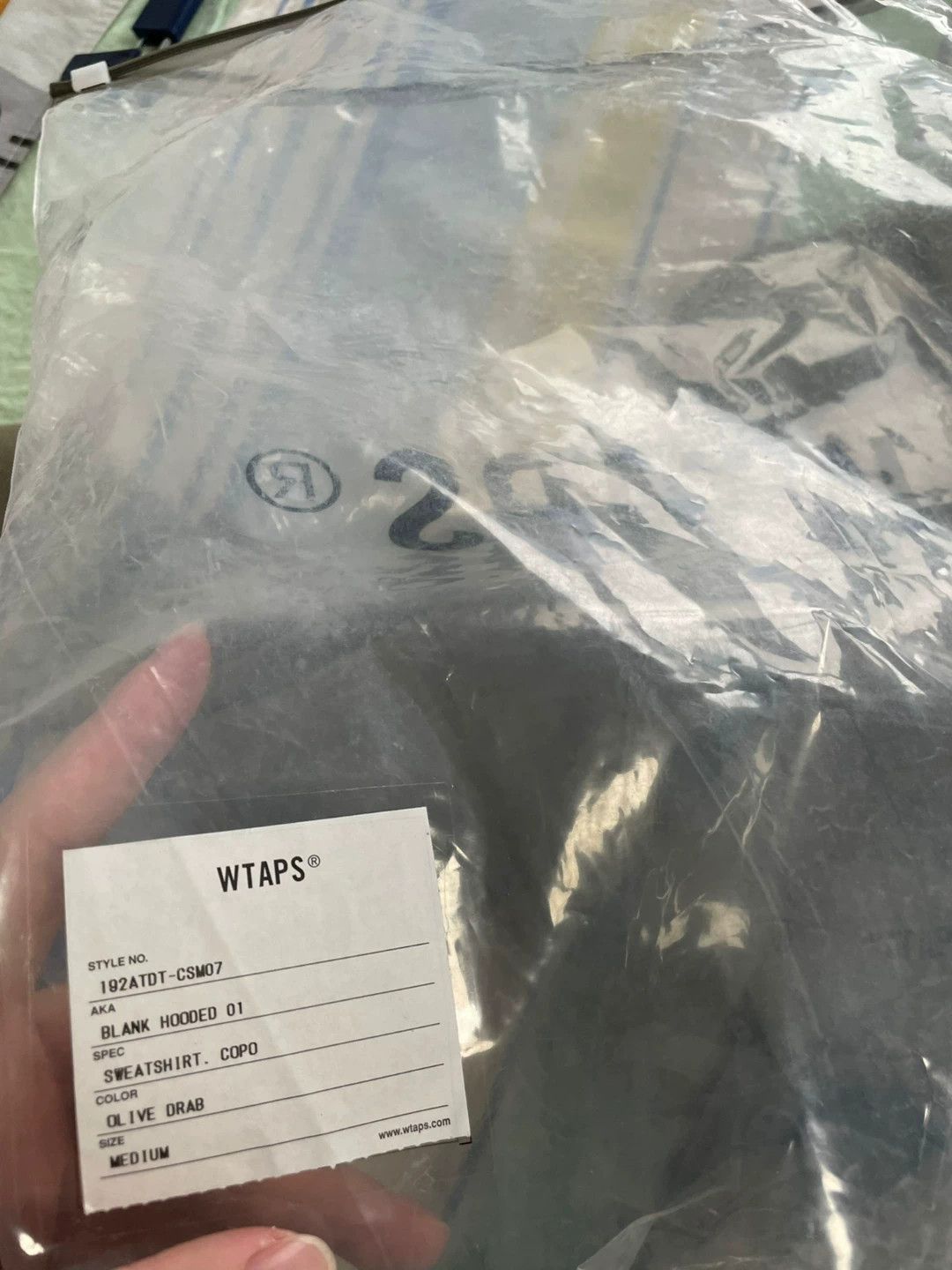 Wtaps Washed Green Hooded Sweatshirt Size US M / EU 48-50 / 2 - 6 Thumbnail