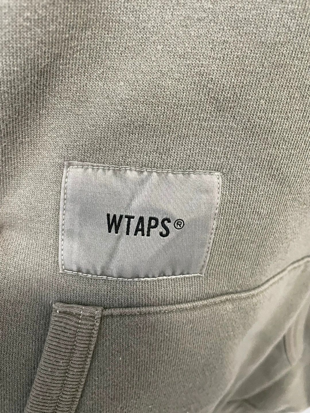 Wtaps Washed Green Hooded Sweatshirt Size US M / EU 48-50 / 2 - 3 Thumbnail