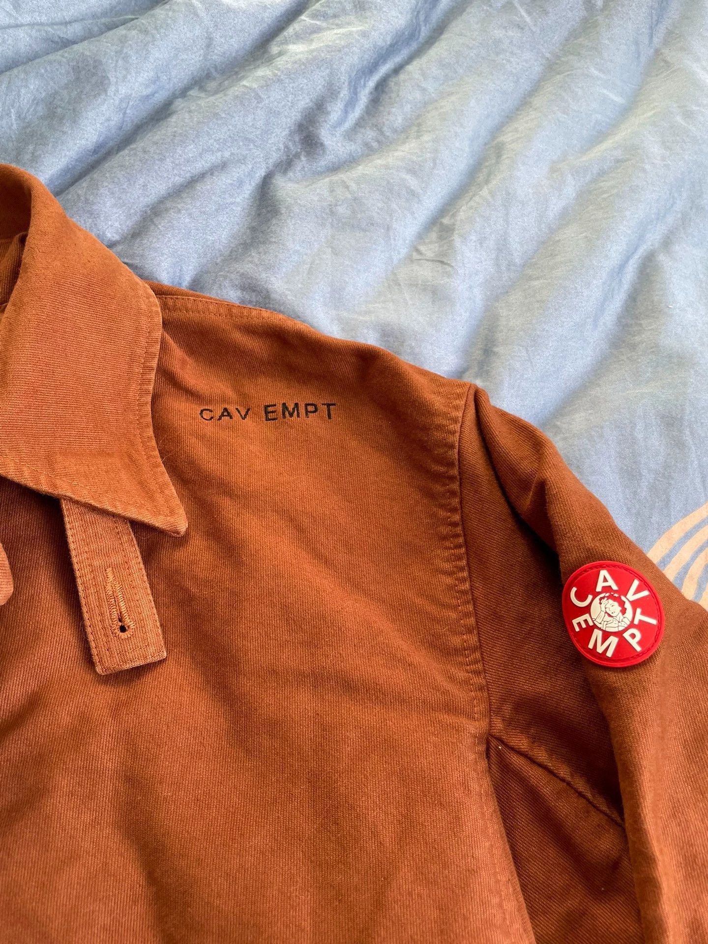 Cav Empt Washed Heavy Brown Light Jacket Size US L / EU 52-54 / 3 - 3 Thumbnail