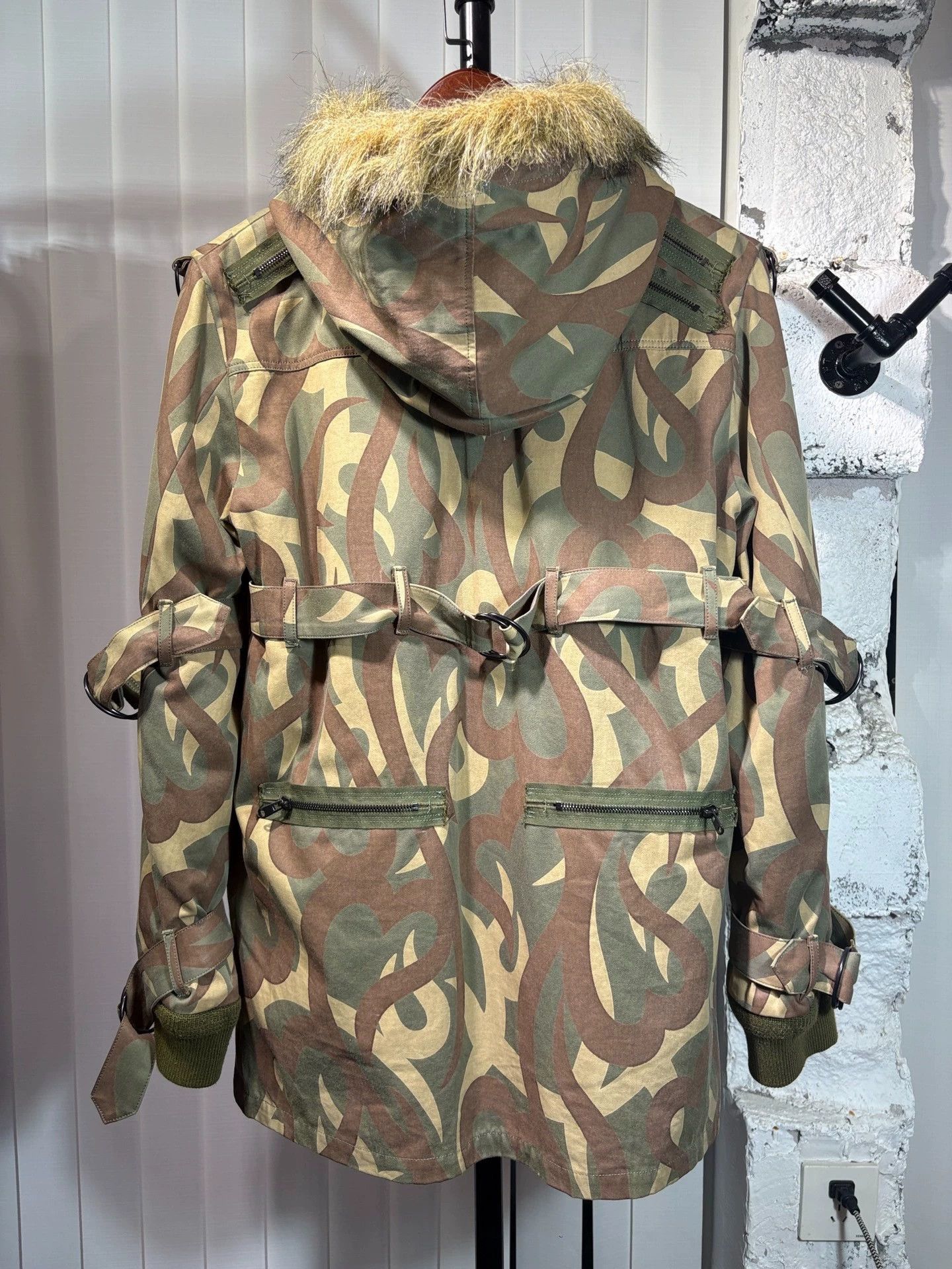 Number (N)ine Waxed Canvas Jacket in Green Size US S / EU 44-46 / 1 - 2 Thumbnail
