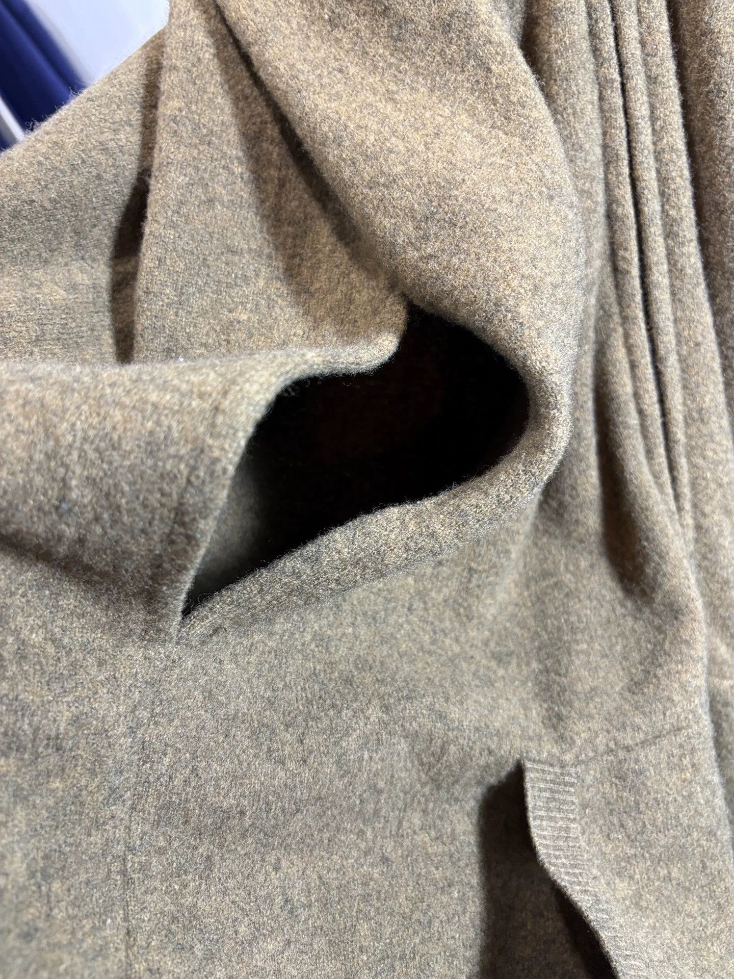Number (N)ine Long Hooded Wool Sweater in Beige Size US L / EU 52-54 / 3 - 4 Thumbnail