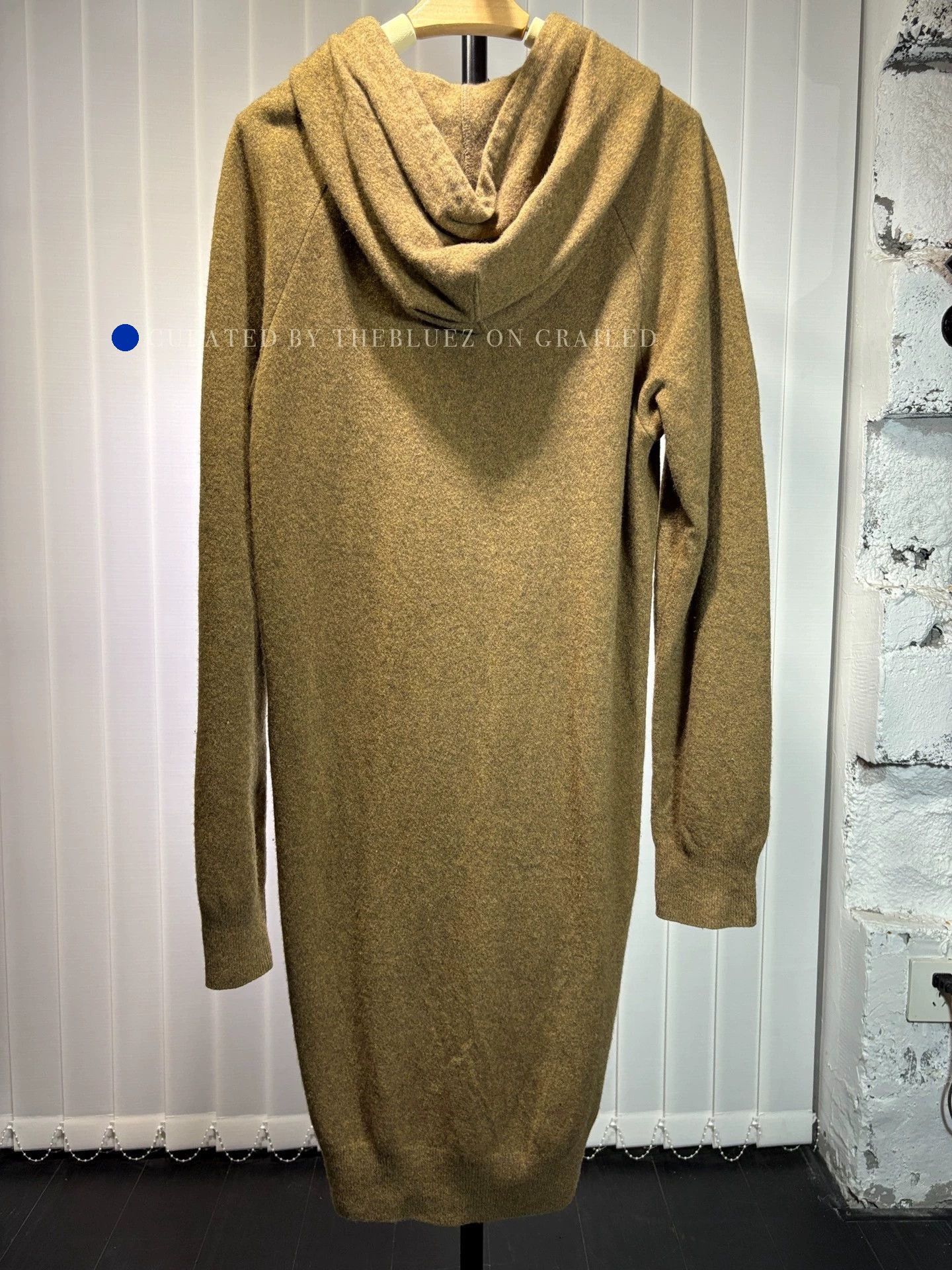 Number (N)ine Long Hooded Wool Sweater in Beige Size US L / EU 52-54 / 3 - 2 Thumbnail