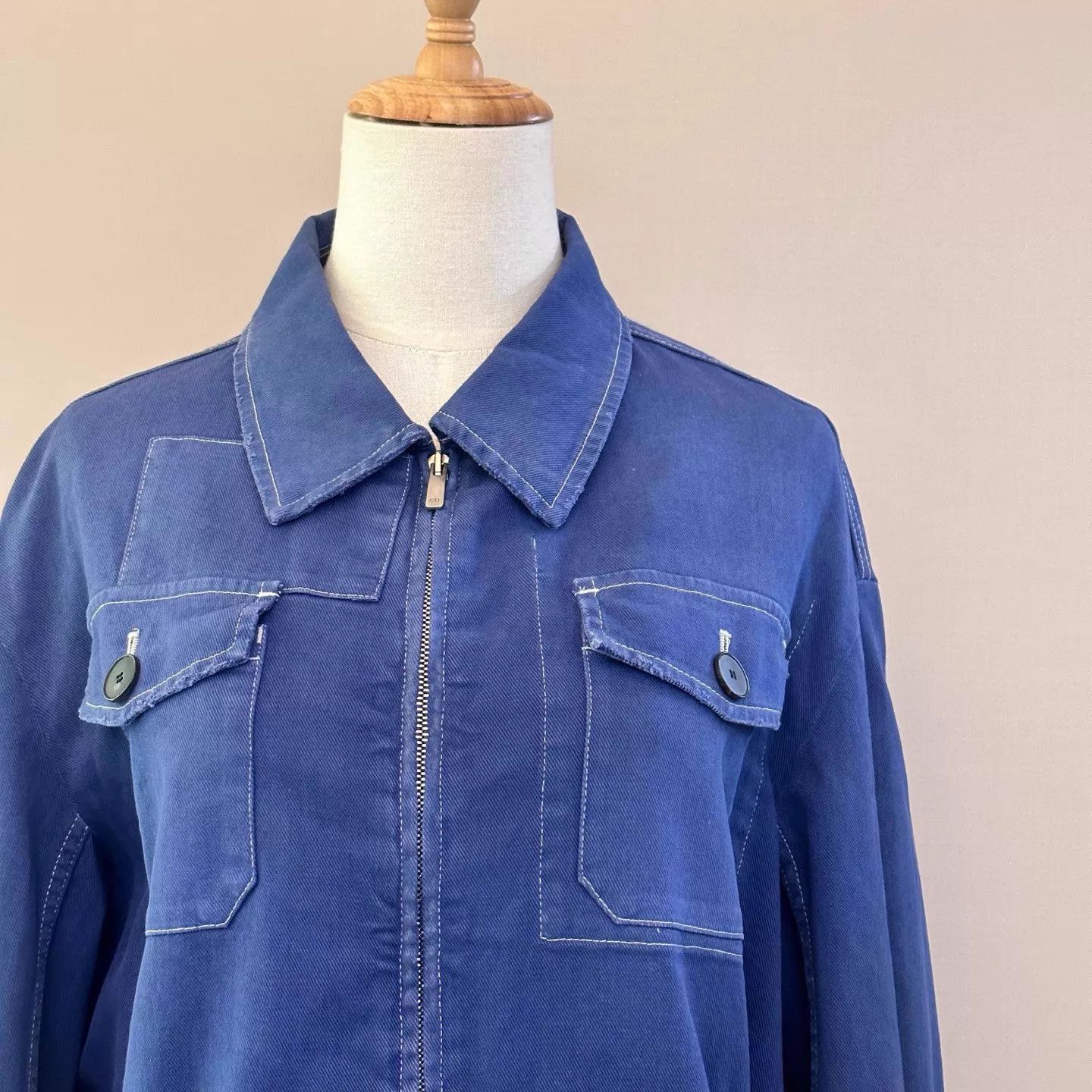 Dior Stylish Blue Denim Jacket in Size M Size US M / EU 48-50 / 2 - 3 Thumbnail