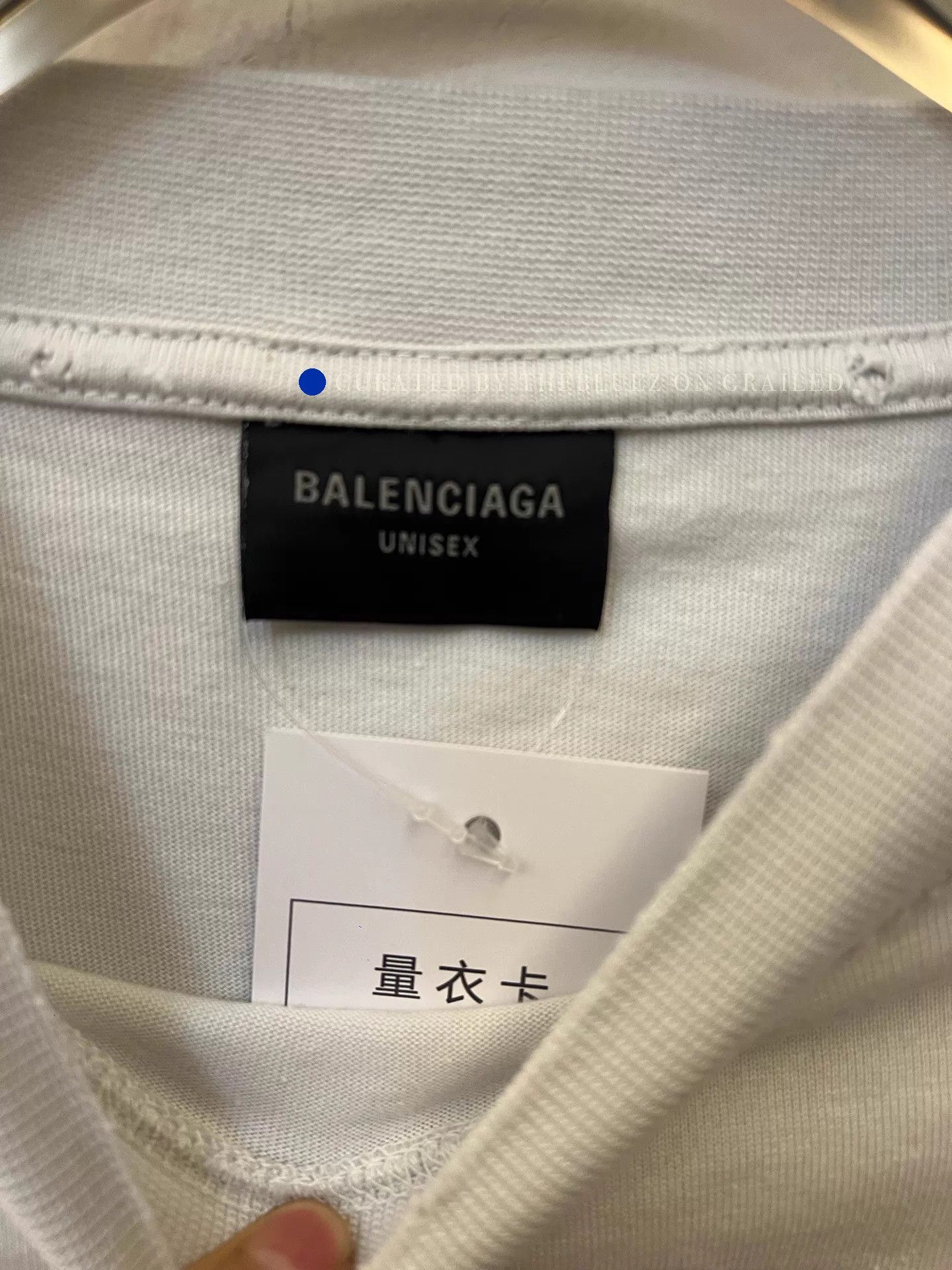 Balenciaga Oversized Logo Crewneck T-Shirt in White Size US S / EU 44-46 / 1 - 2 Thumbnail