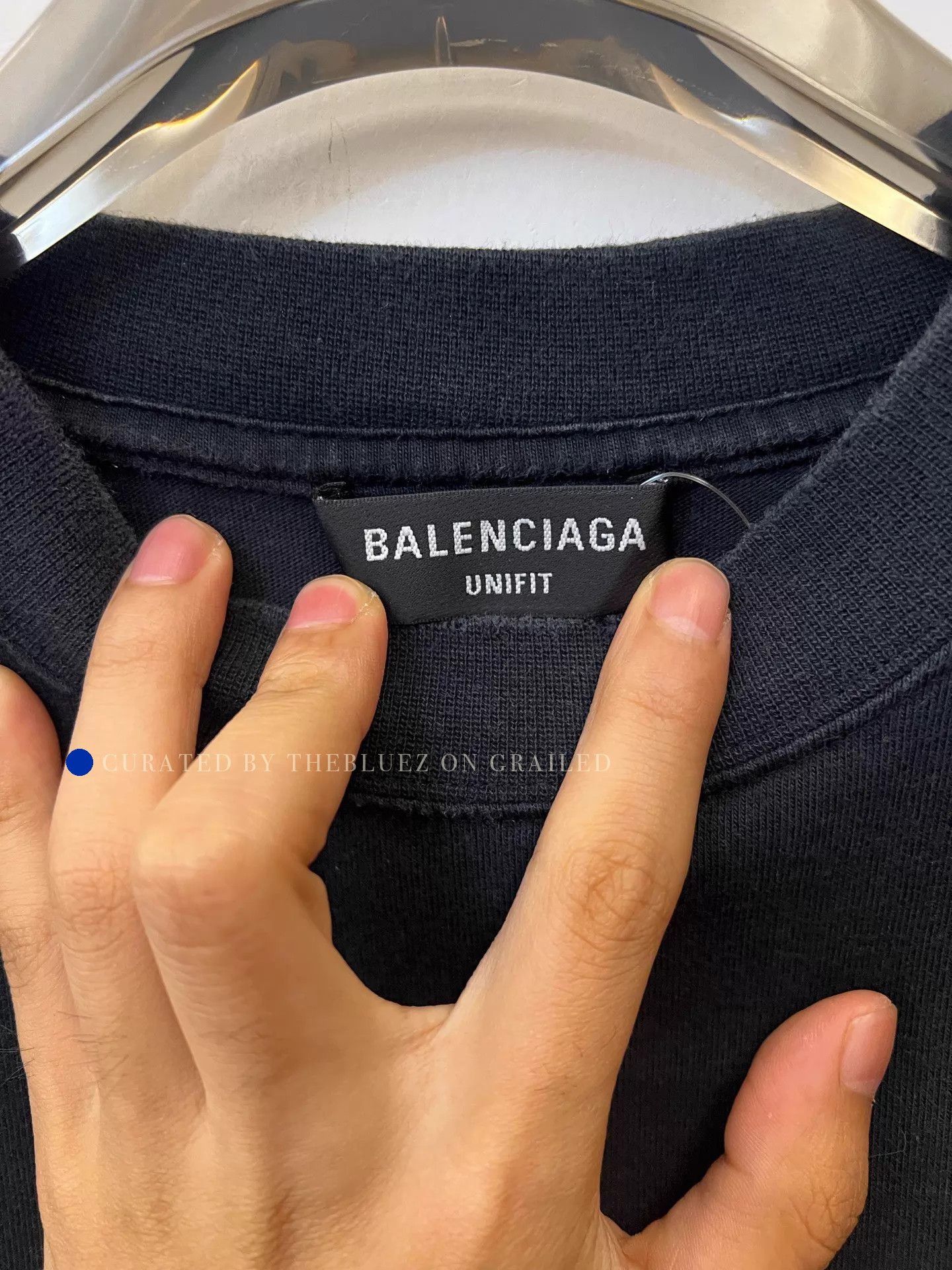 Balenciaga SS22 Lightning Graphic Tee in Black Size US S / EU 44-46 / 1 - 2 Thumbnail