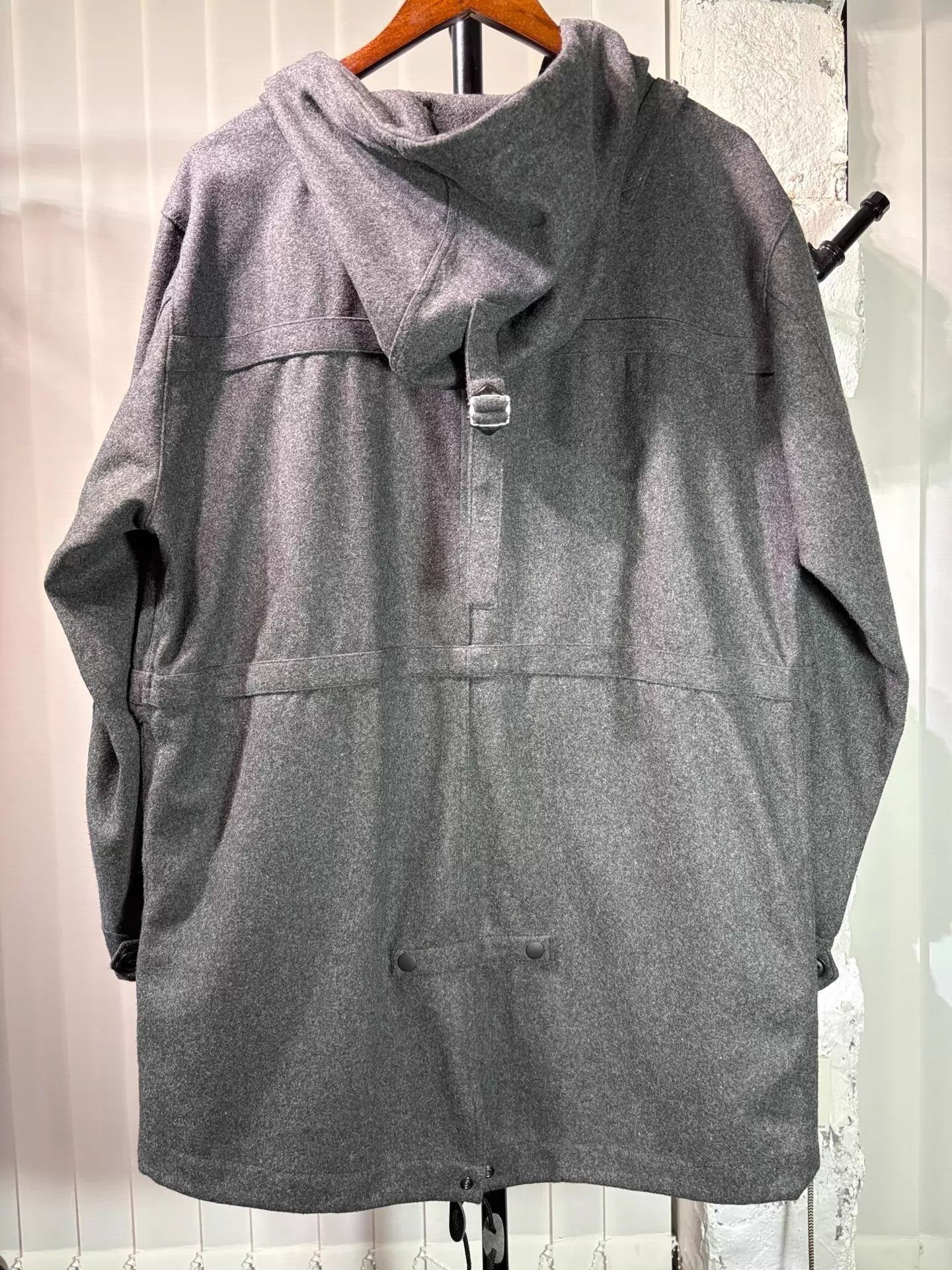 Issey Miyake 90s Archive Gray Military Wool Coat Size US M / EU 48-50 / 2 - 2 Thumbnail