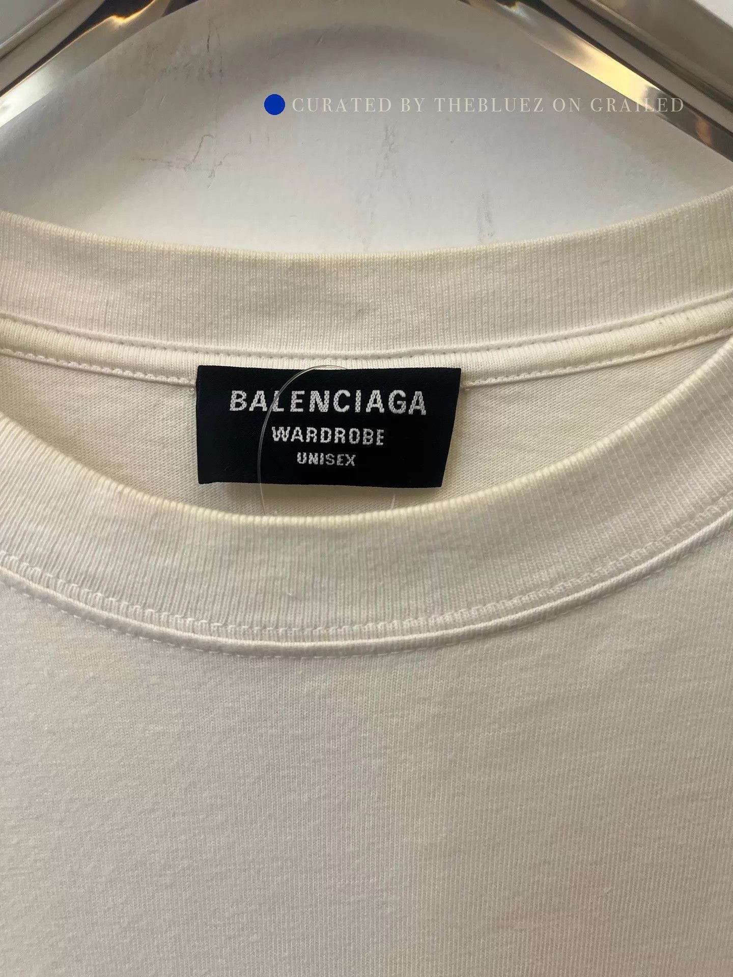 Balenciaga Blurred Logo Print Short Sleeve Tee Size US M / EU 48-50 / 2 - 2 Thumbnail