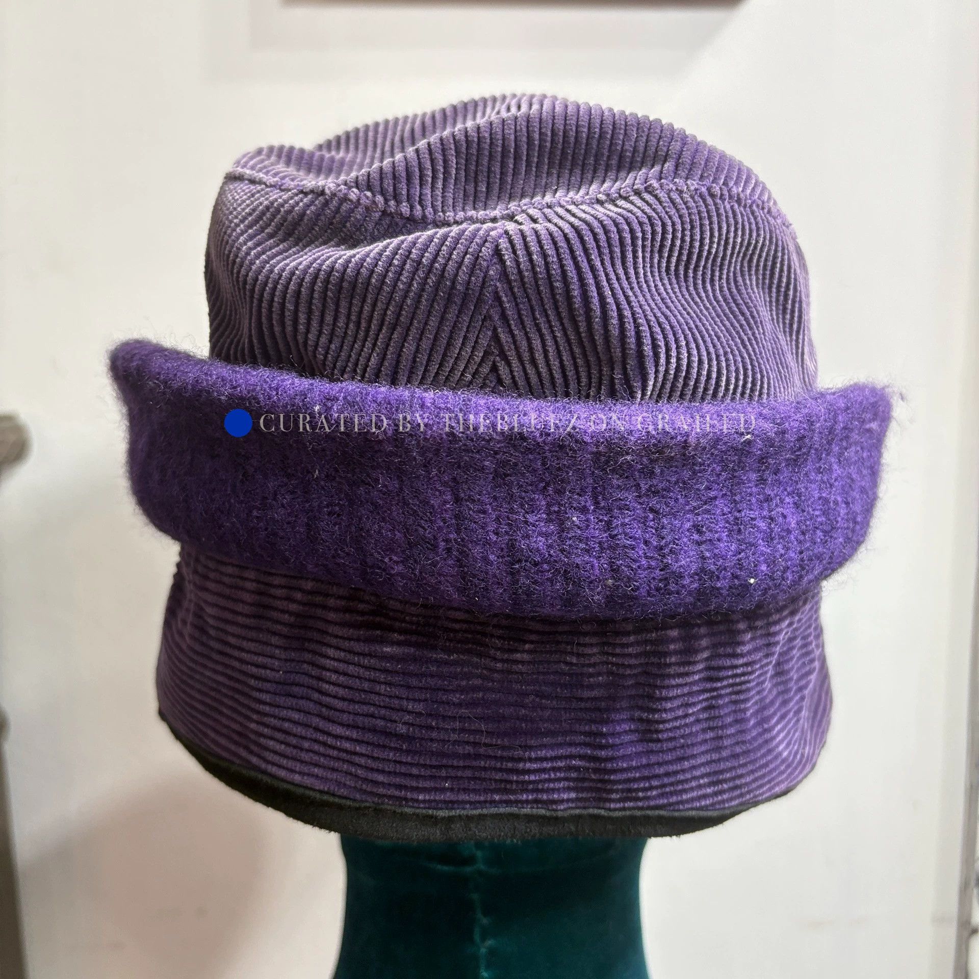 Number (N)ine Purple Military Cap Size ONE SIZE - 4 Thumbnail