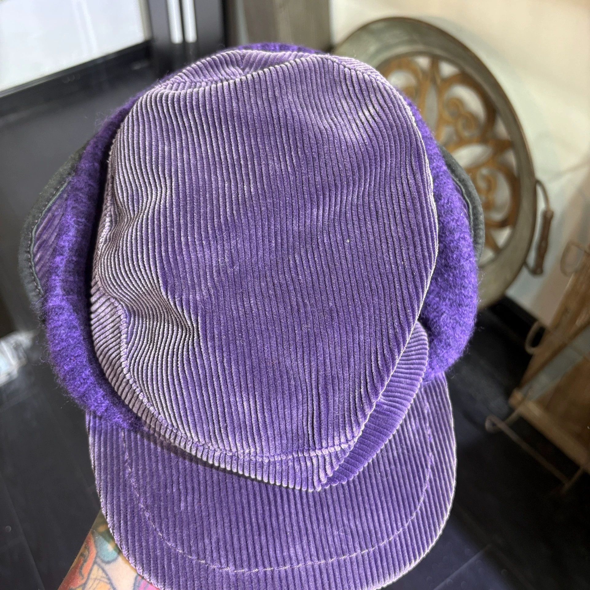 Number (N)ine Purple Military Cap Size ONE SIZE - 6 Thumbnail