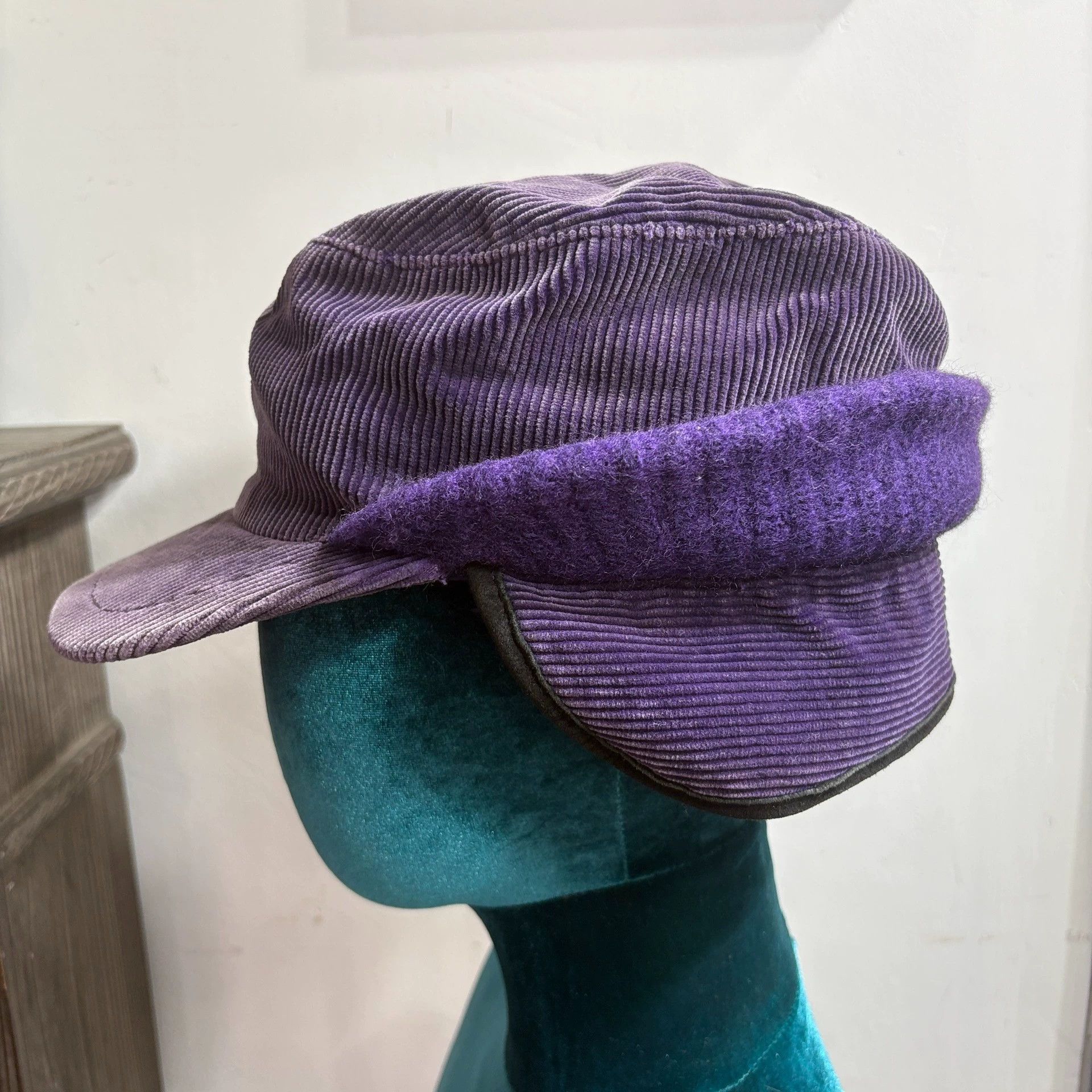 Number (N)ine Purple Military Cap Size ONE SIZE - 3 Thumbnail