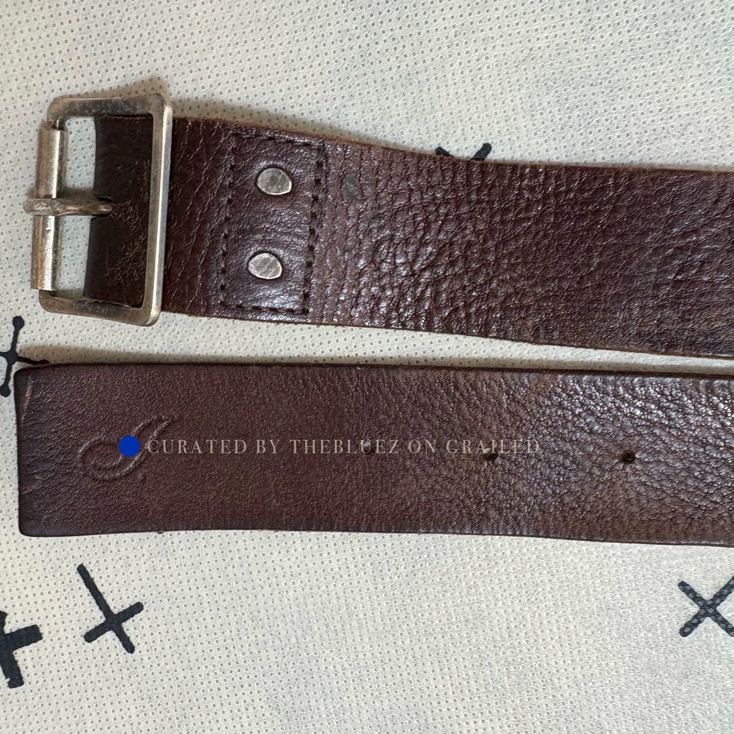 Takahiromiyashita The Soloist. Unique Two-Piece Gem Rivet Inlaid Belt Size ONE SIZE - 6 Thumbnail